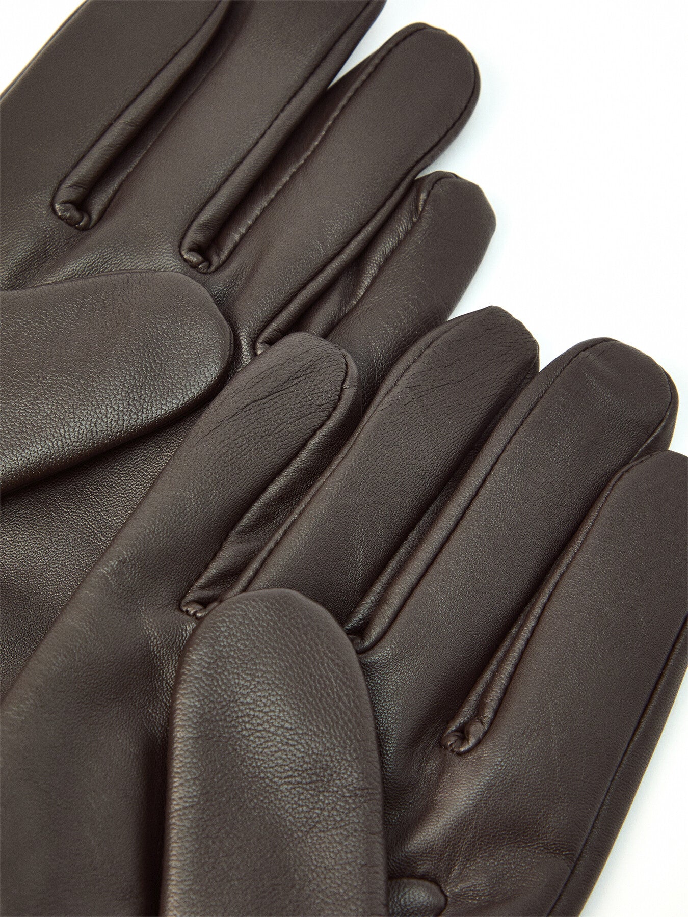 Touchscreen Single-Point Leather and Sheepskin Gloves