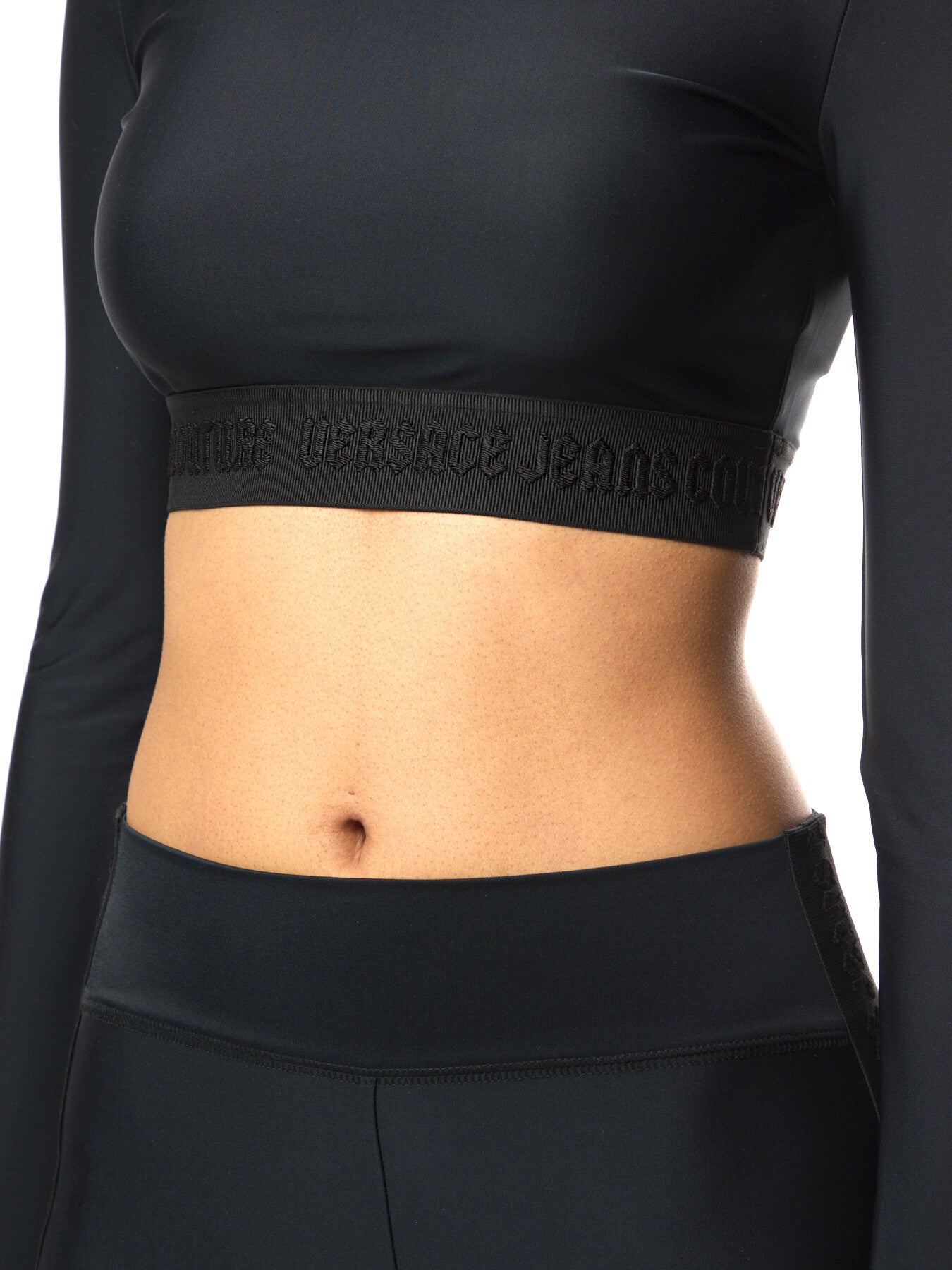 Black Couture Crop Top