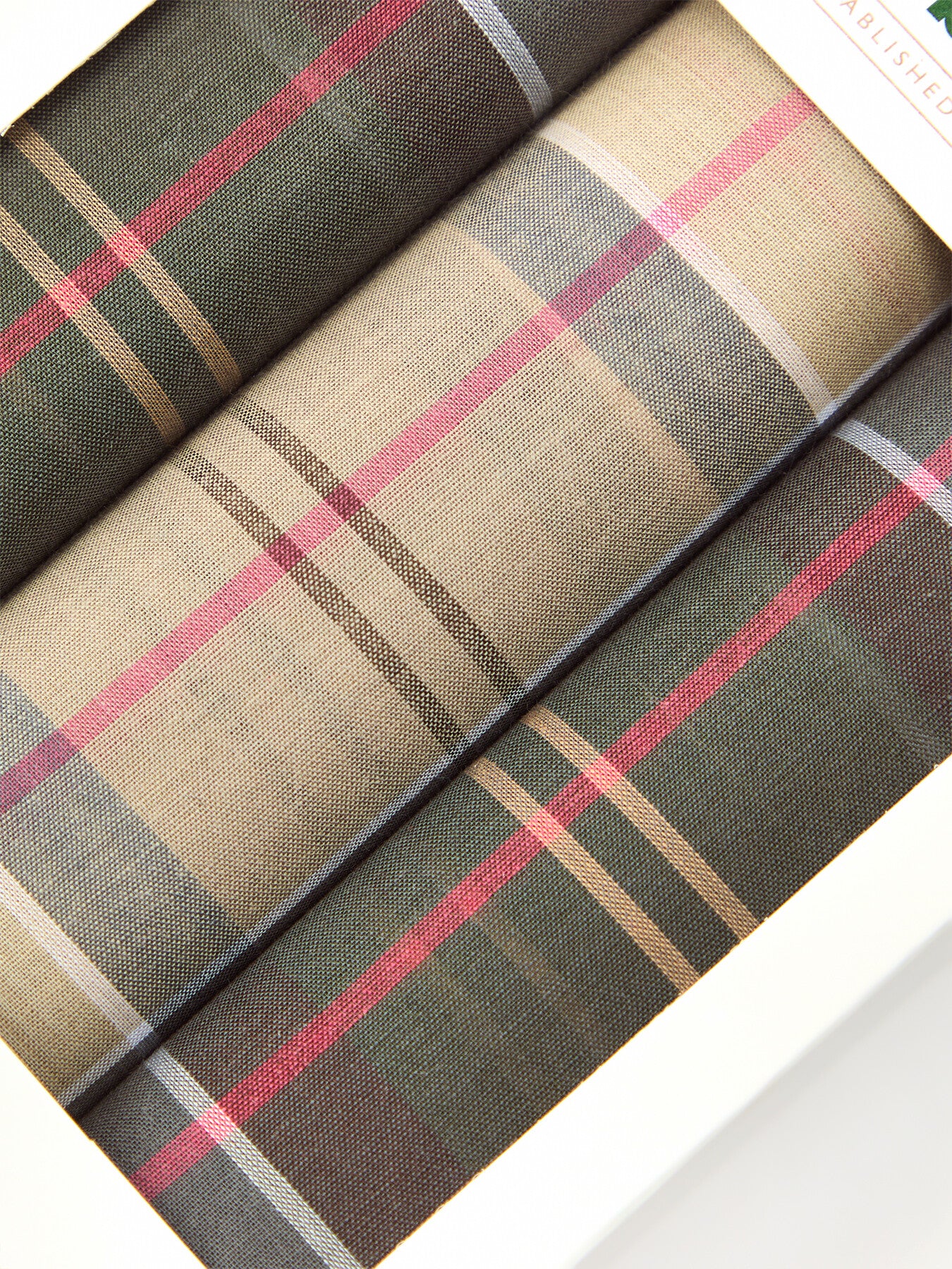 Three Pack Plaid Handkerchief