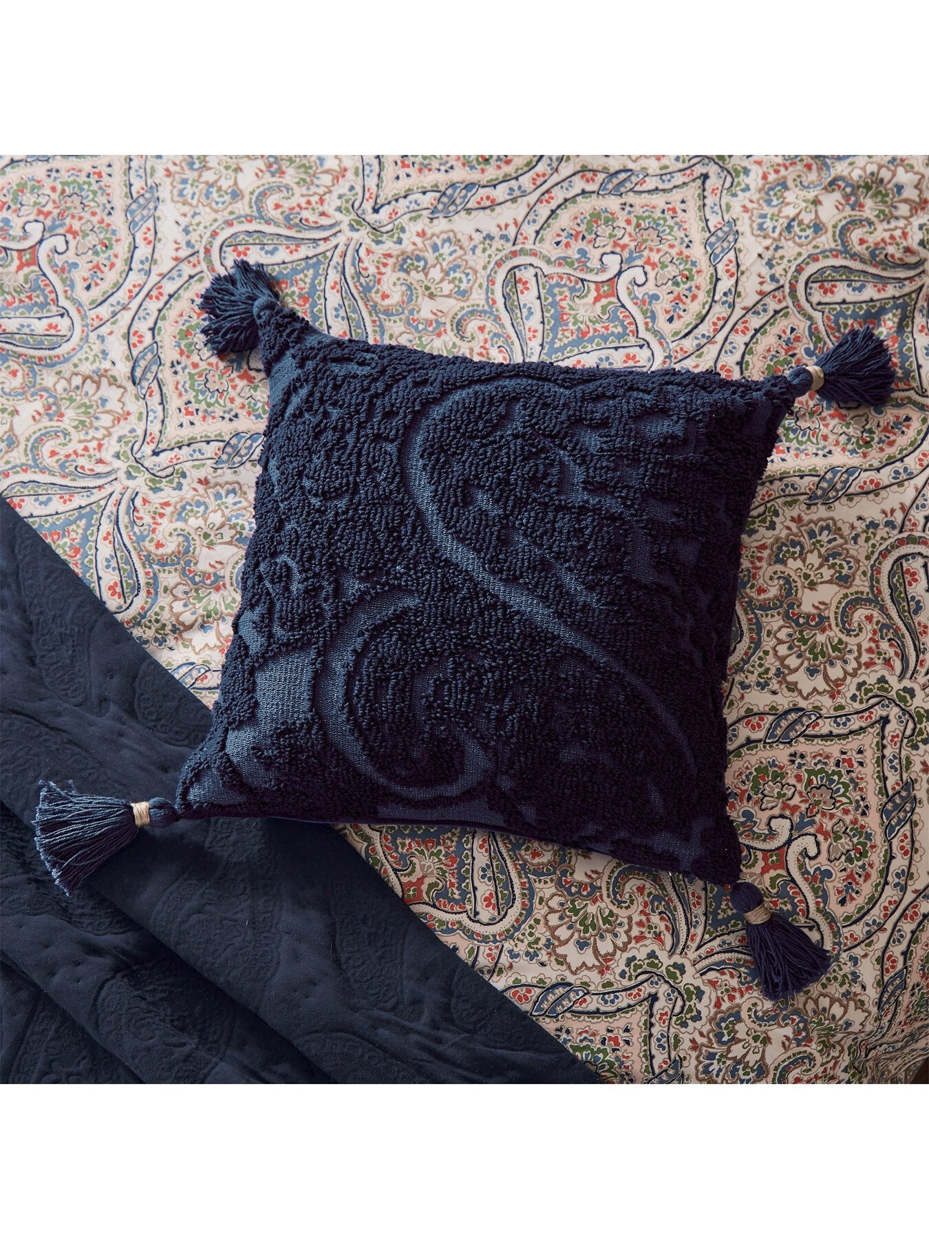 Paisley Needle Point Cushion