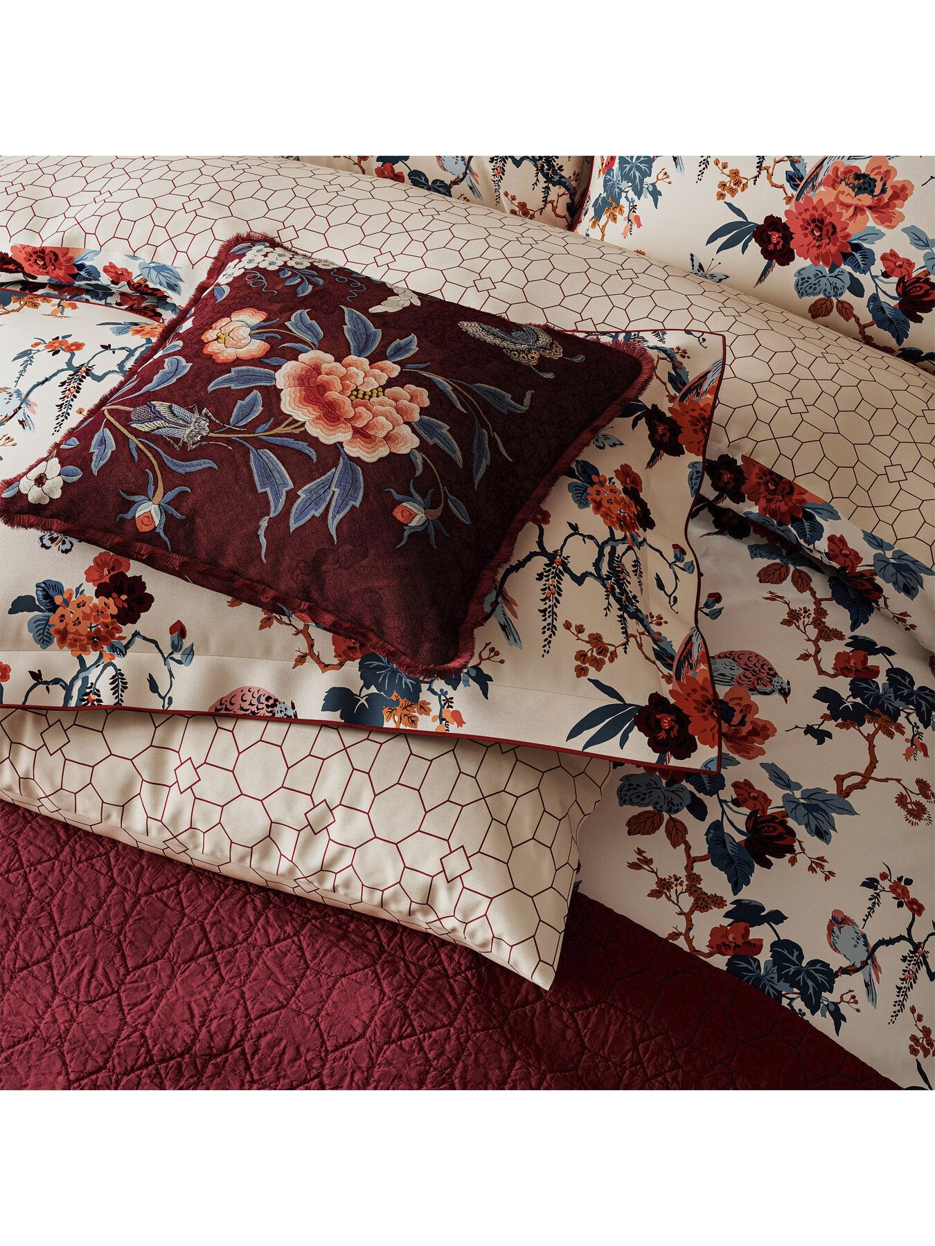 V&A Chinoiserie Charm Cushion