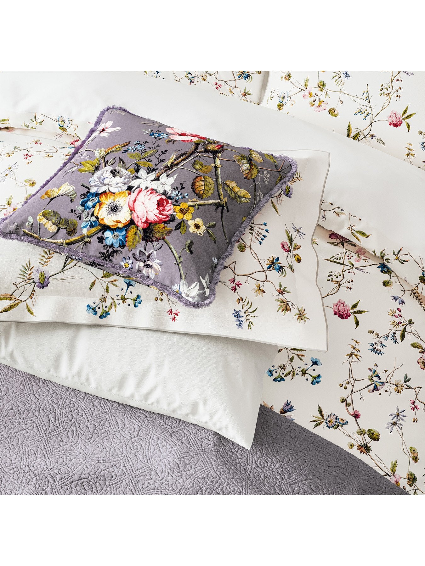 V&A Kilburn Floral Cushion