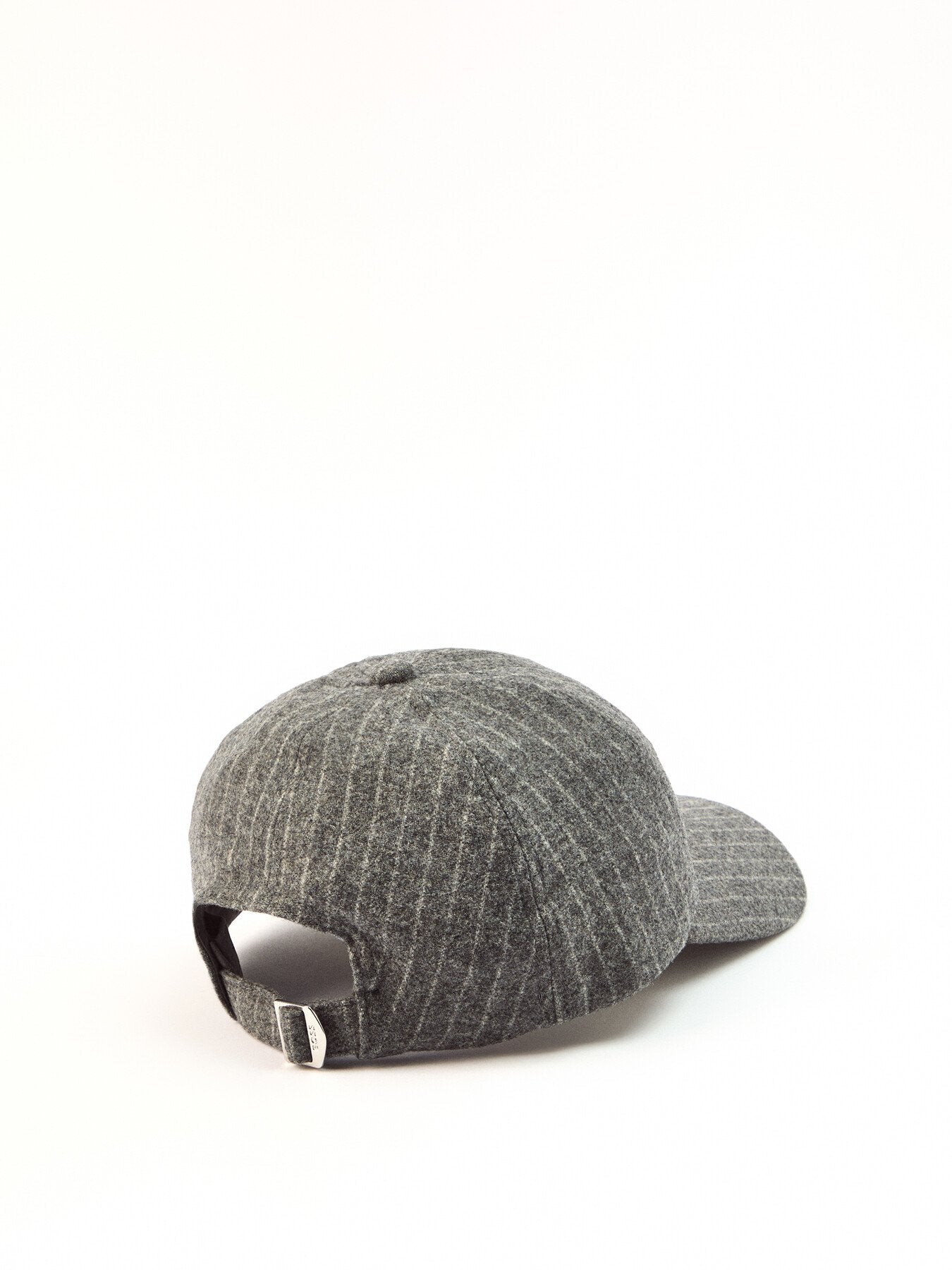 Pinstripe Italian Wool Blend Cap