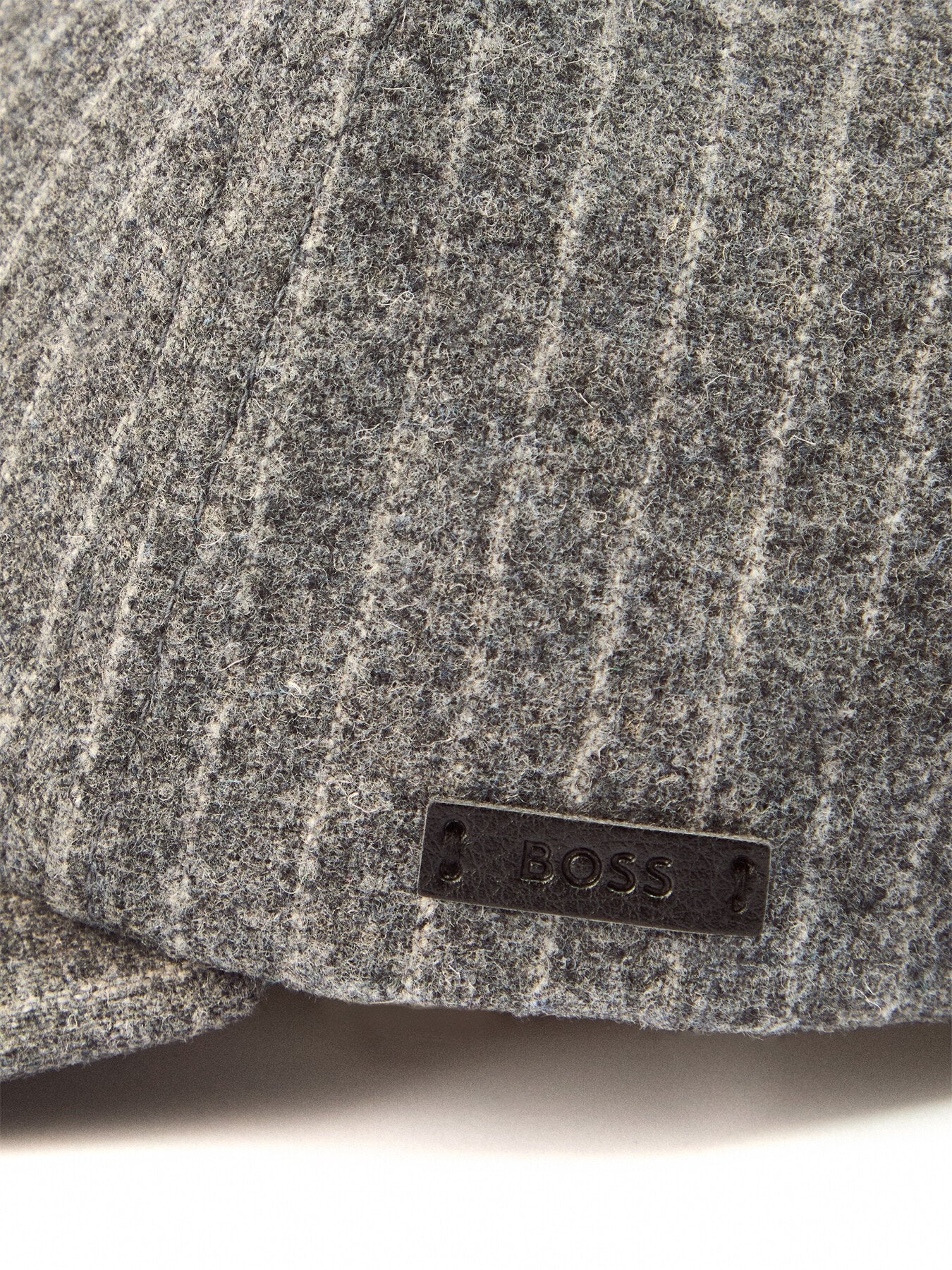 Pinstripe Italian Wool Blend Cap