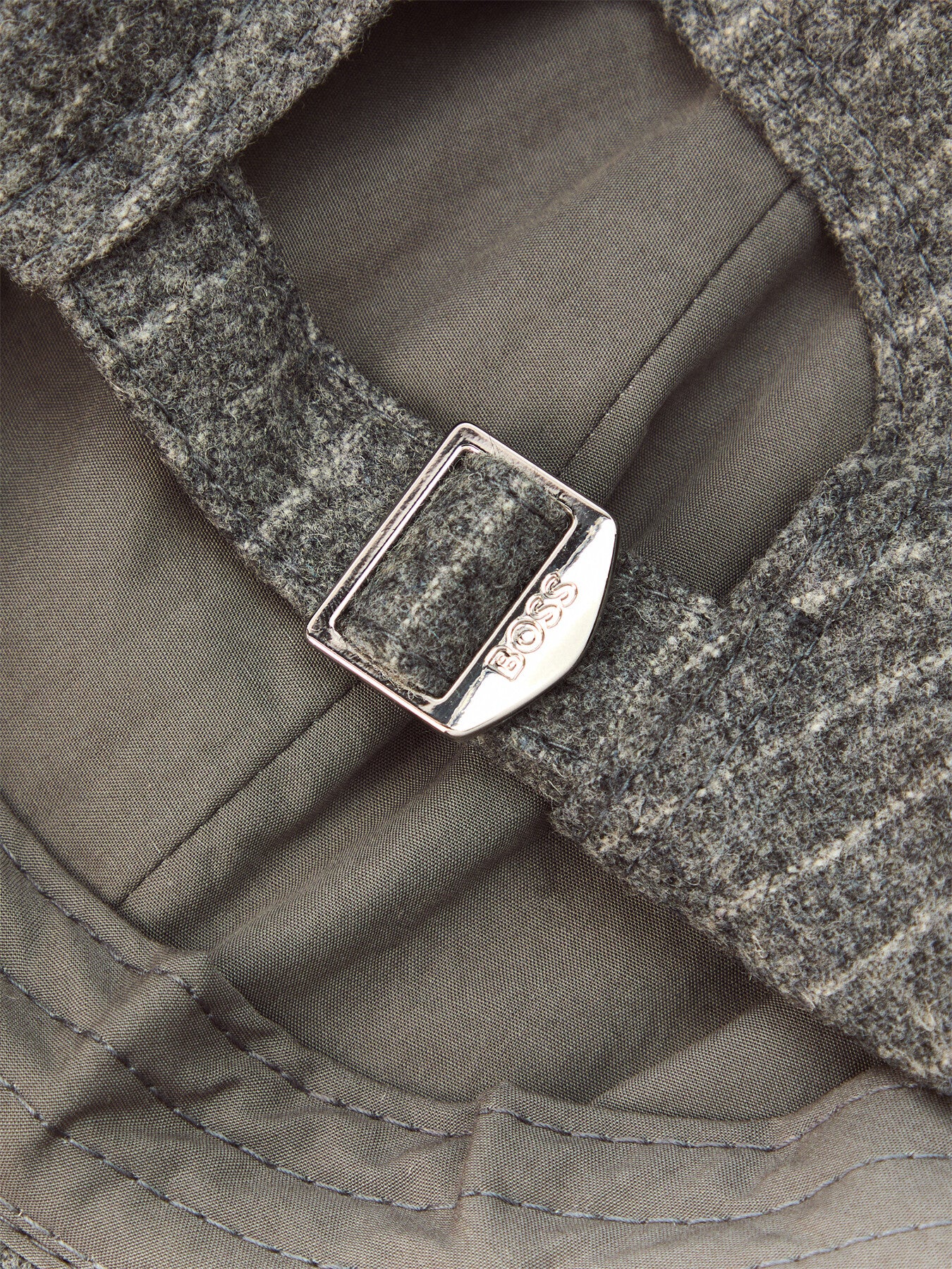 Pinstripe Italian Wool Blend Cap