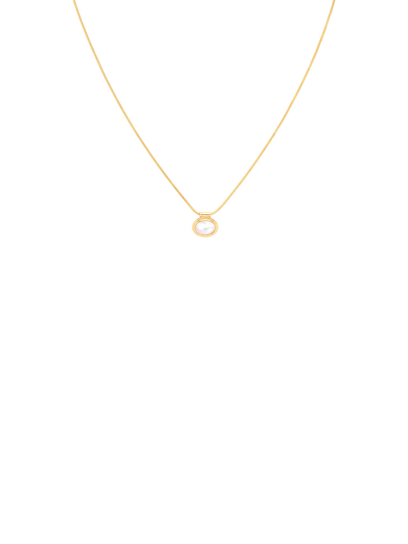 Mother of Pearl Pendant Necklace