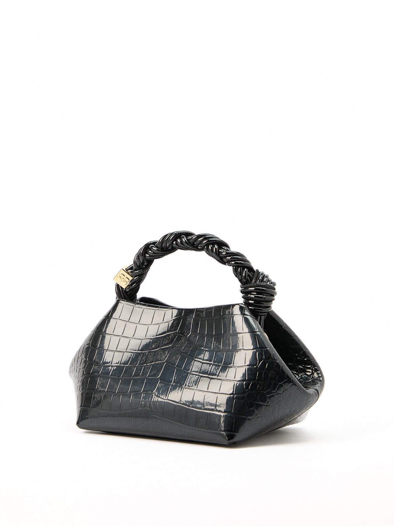 Ganni Croco Small Bou Bag