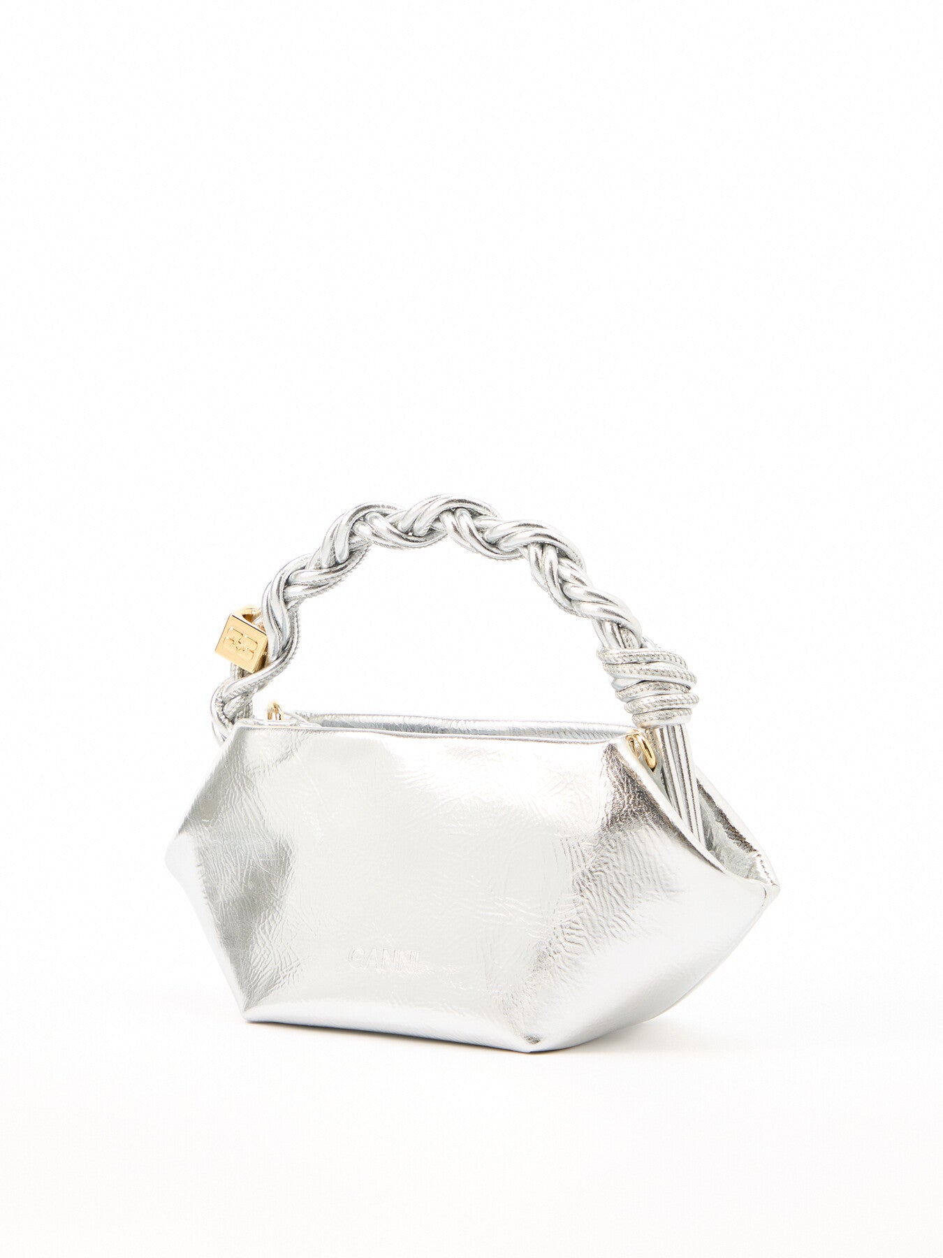 Ganni Metallic Mini Bou bag