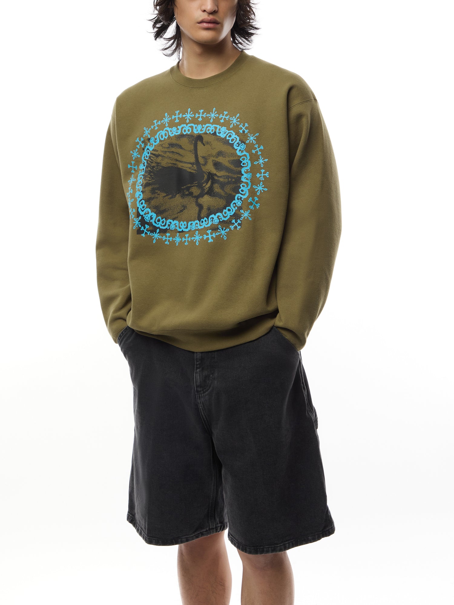 Mystic Powers Box Fit Fleece Sweatshirt