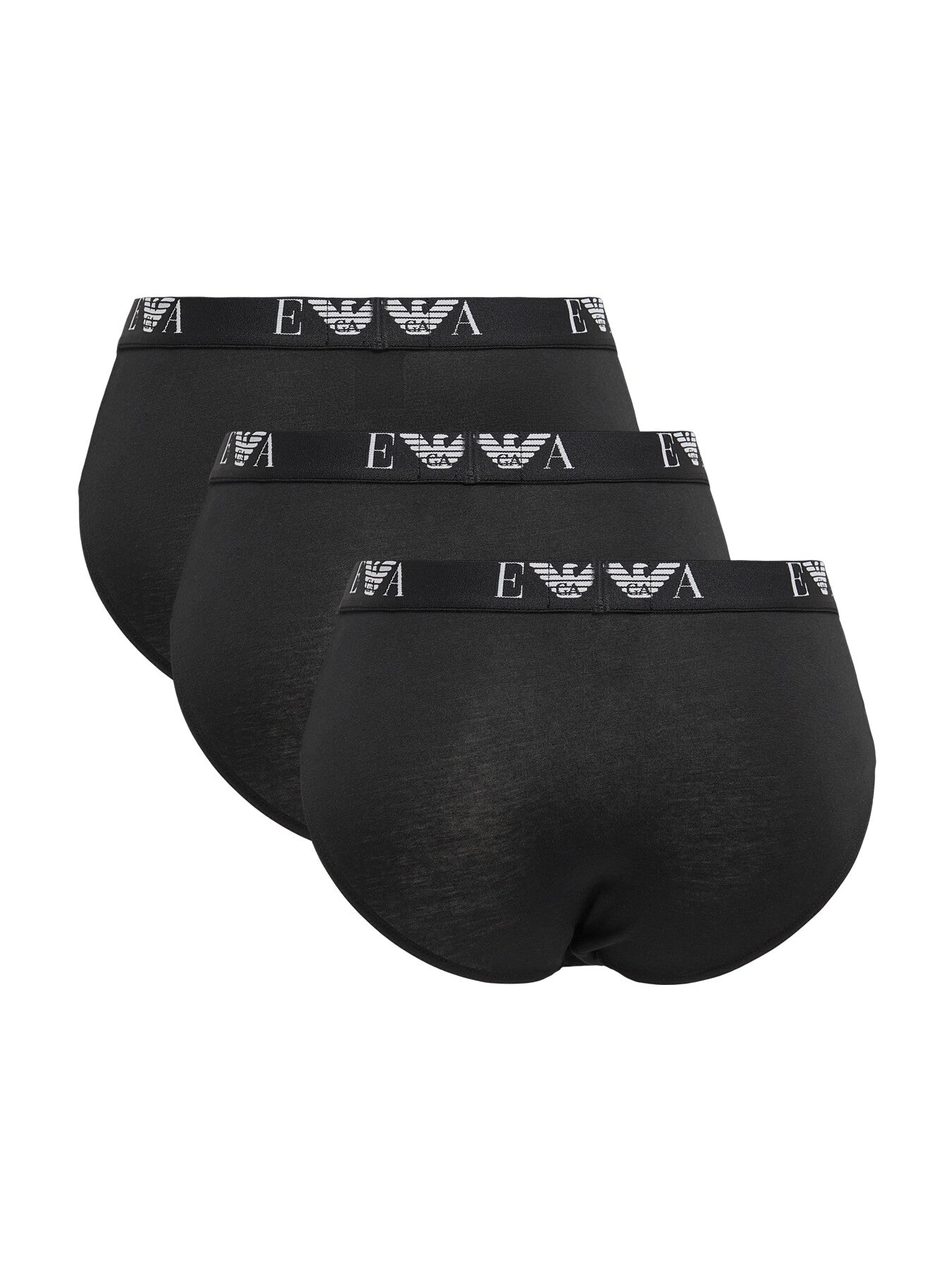 Three Pack Monogram Hip Briefs