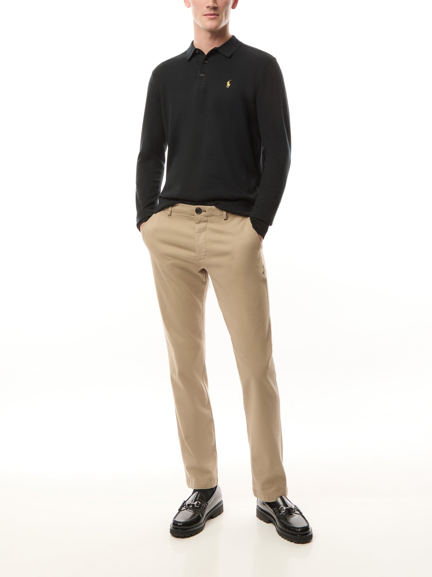 Custom Slim Fit Mesh Polo Shirt