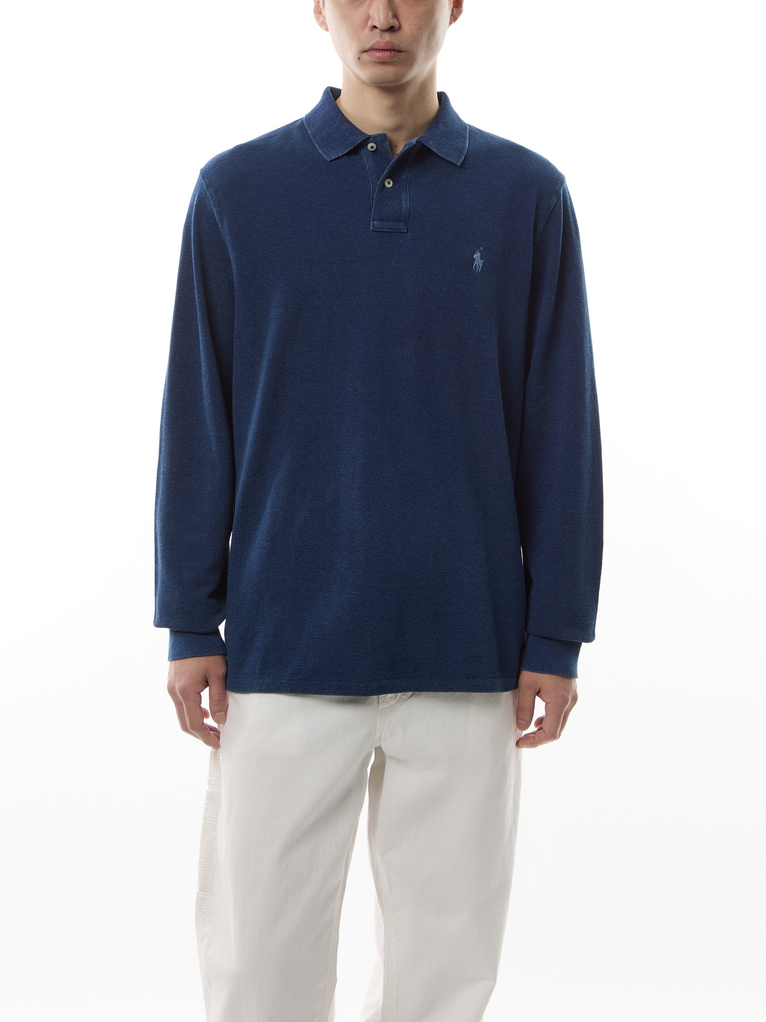 Custom Slim Fit Longsleeve Polo Top