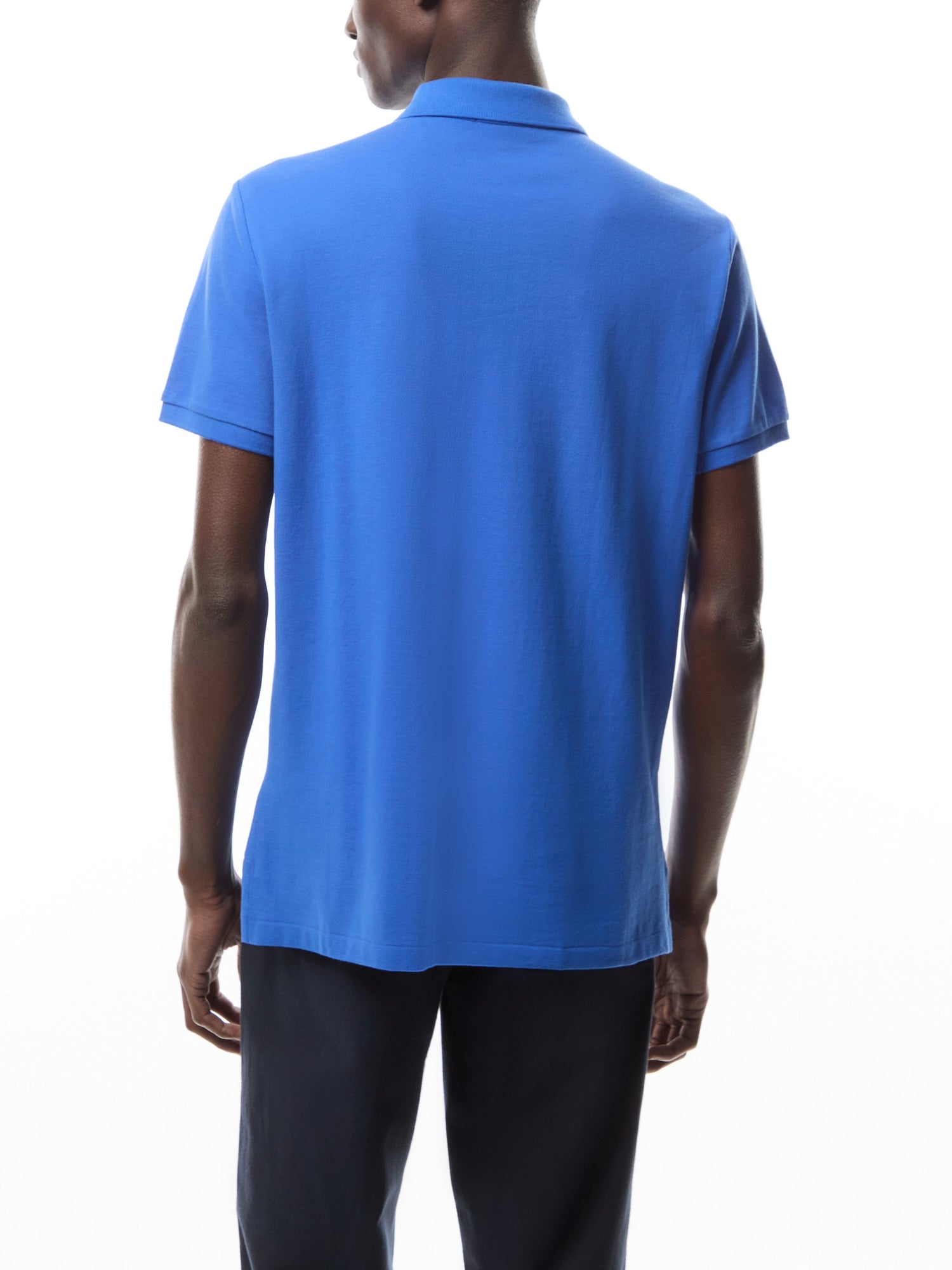 Custom Slim Fit Mesh Polo Shirt