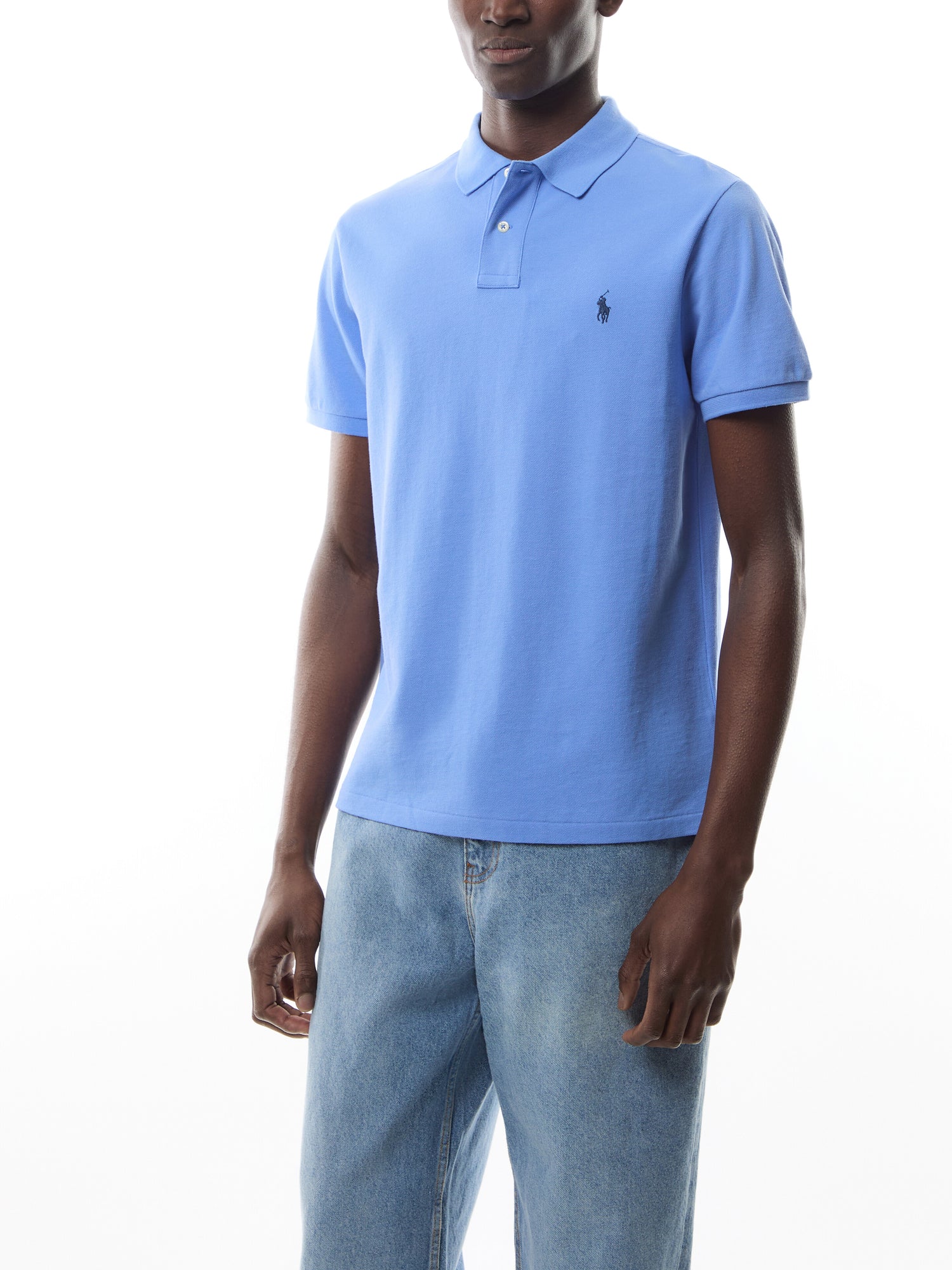 Mesh Slim Fit Polo Shirt