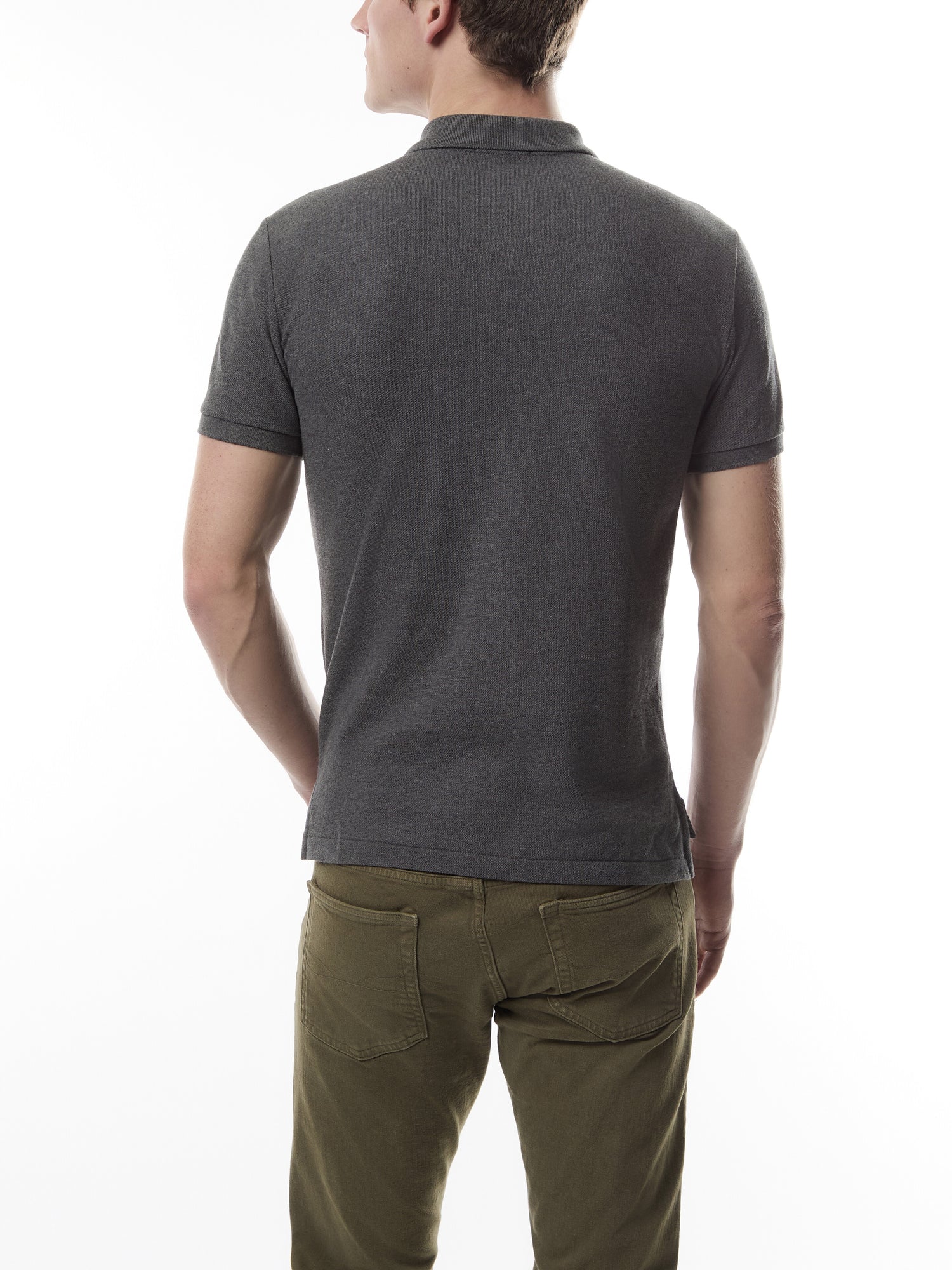 Mesh Slim Fit Polo Shirt