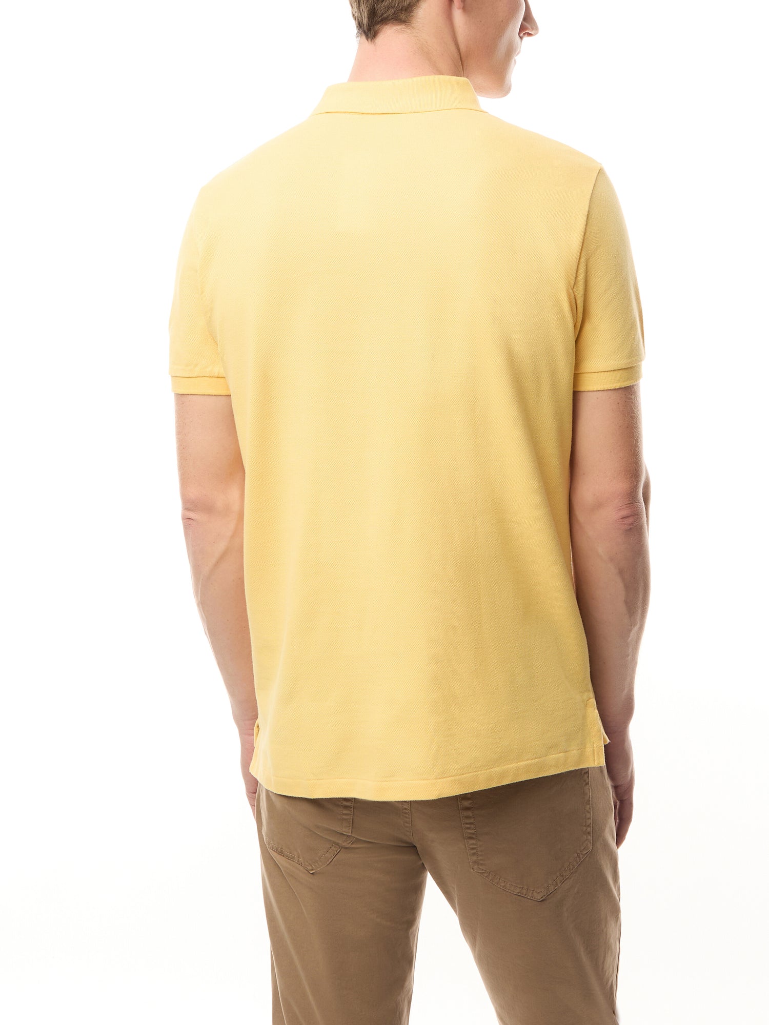 Custom Slim Fit Mesh Polo Shirt