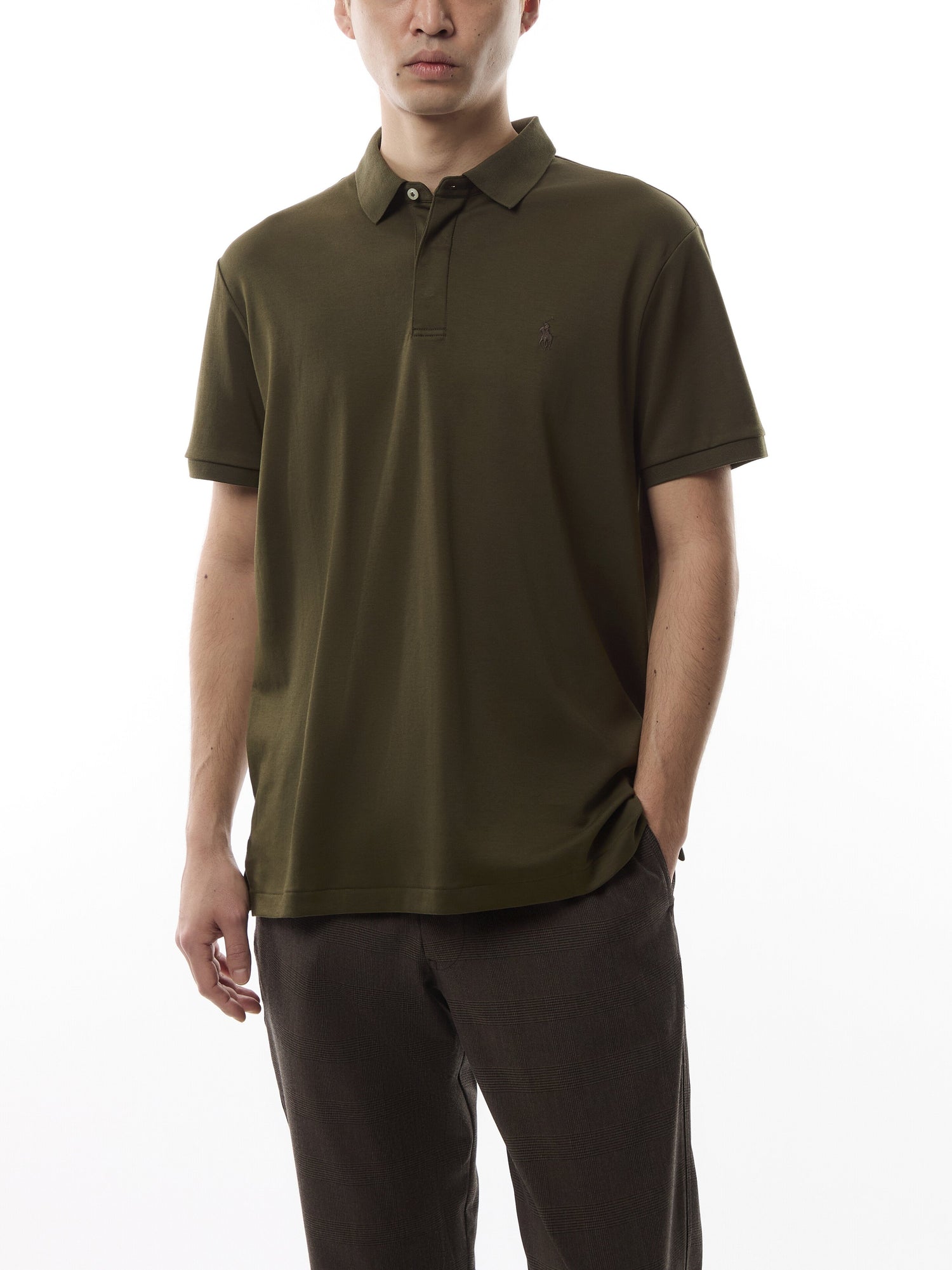 Pima Plain Polo Top