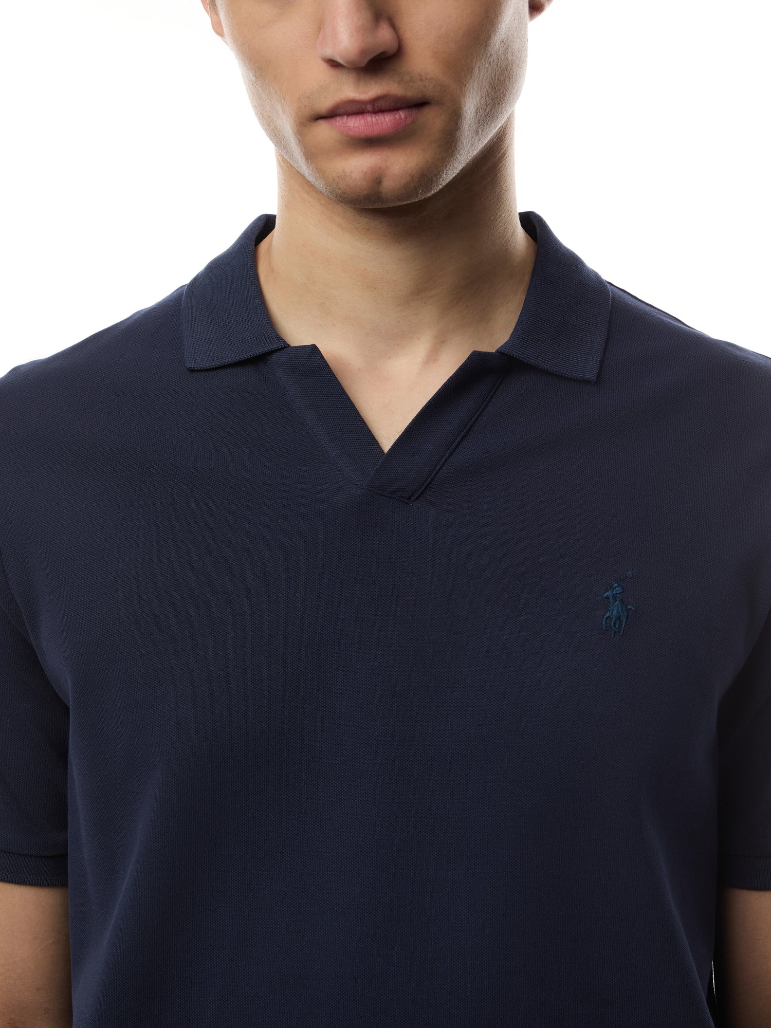 Riviera Classic Fit Stretch Mesh Polo Shirt