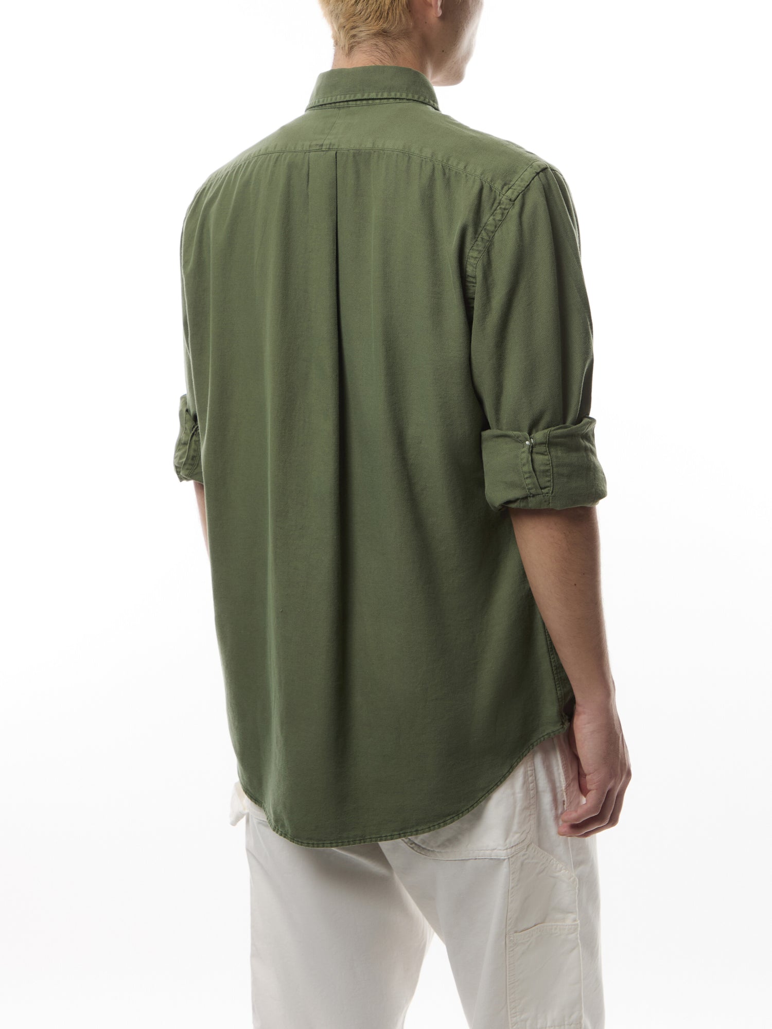 Custom Fit Garment Dyed Dobby Shirt