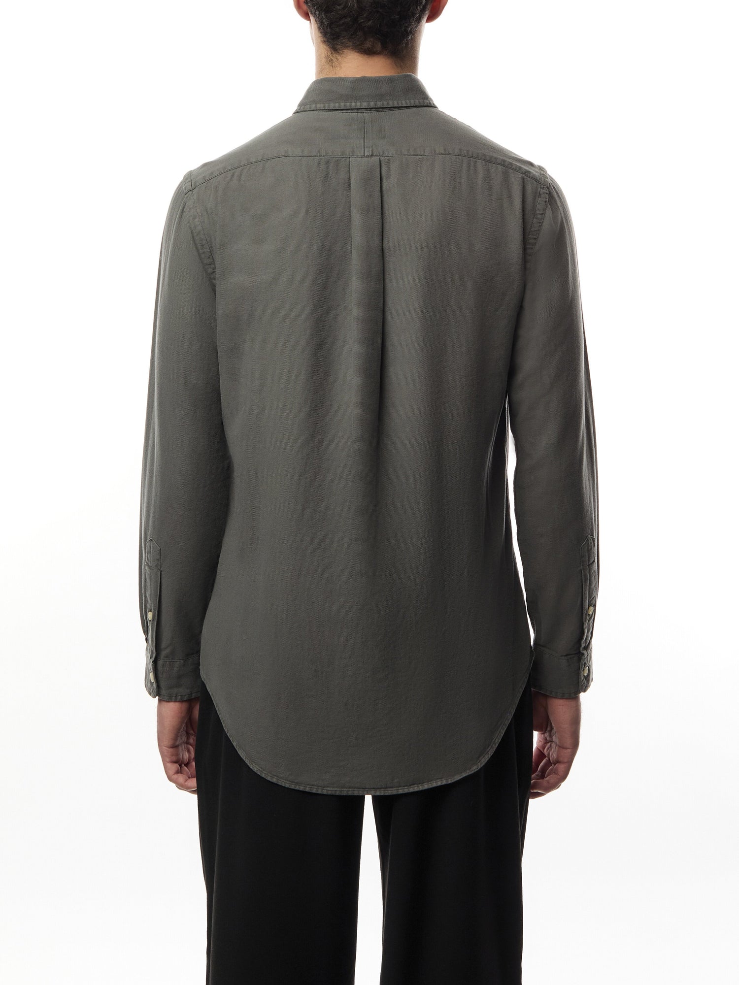 Custom Fit Garment Dyed Dobby Shirt