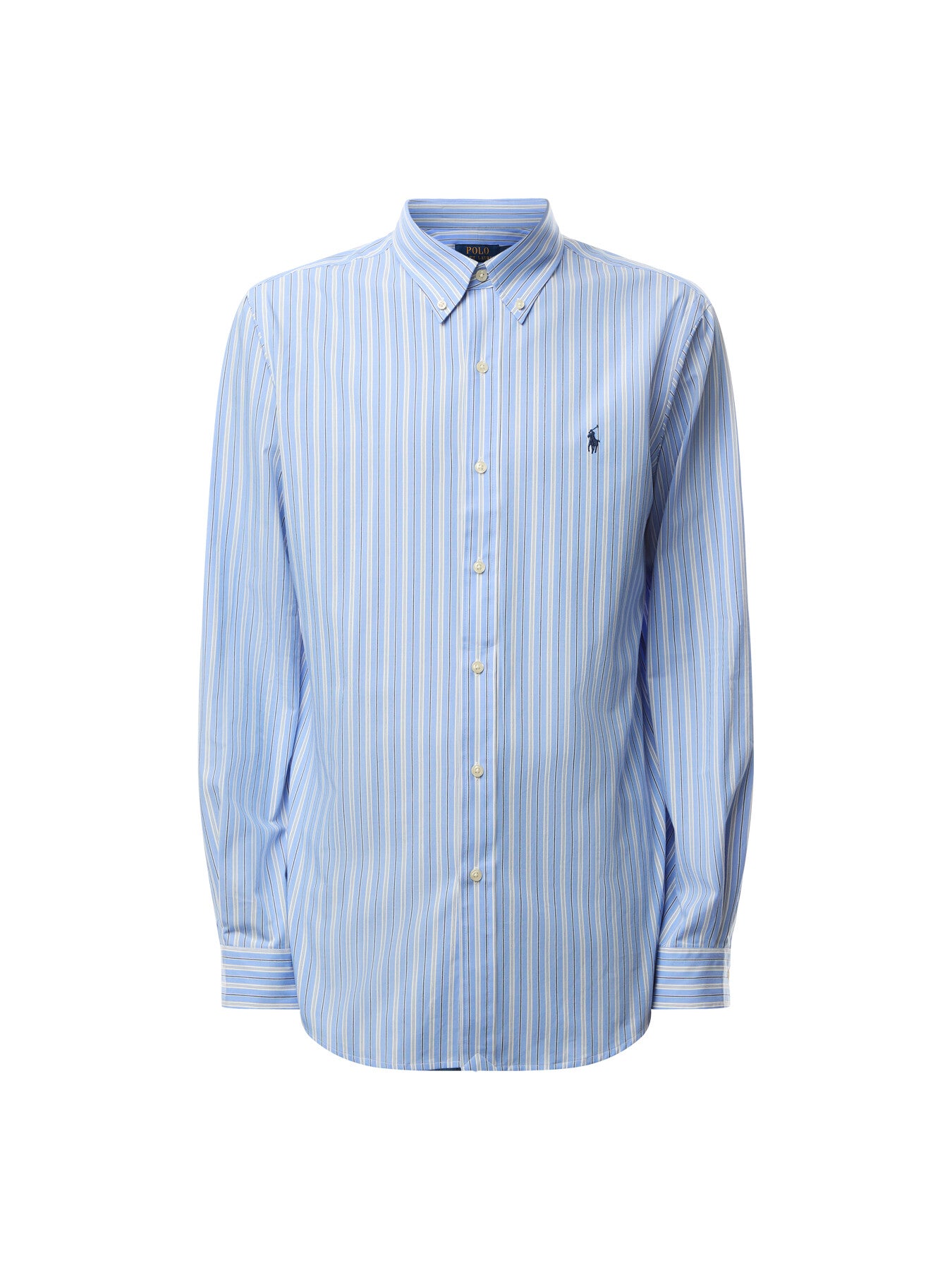 Custom Fit Poplin Stretch Stripe Shirt