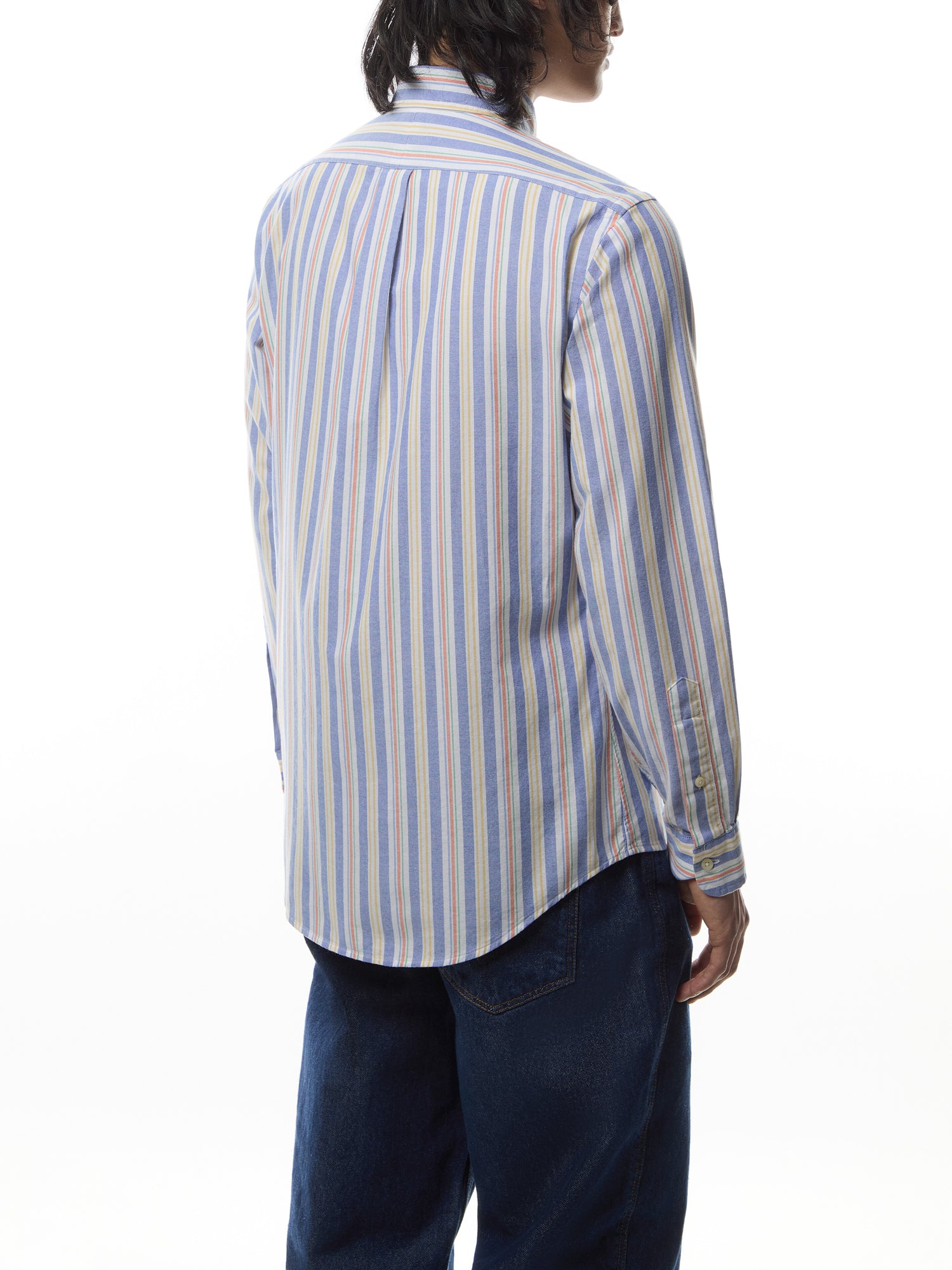 Custom Fit Striped Oxford Shirt