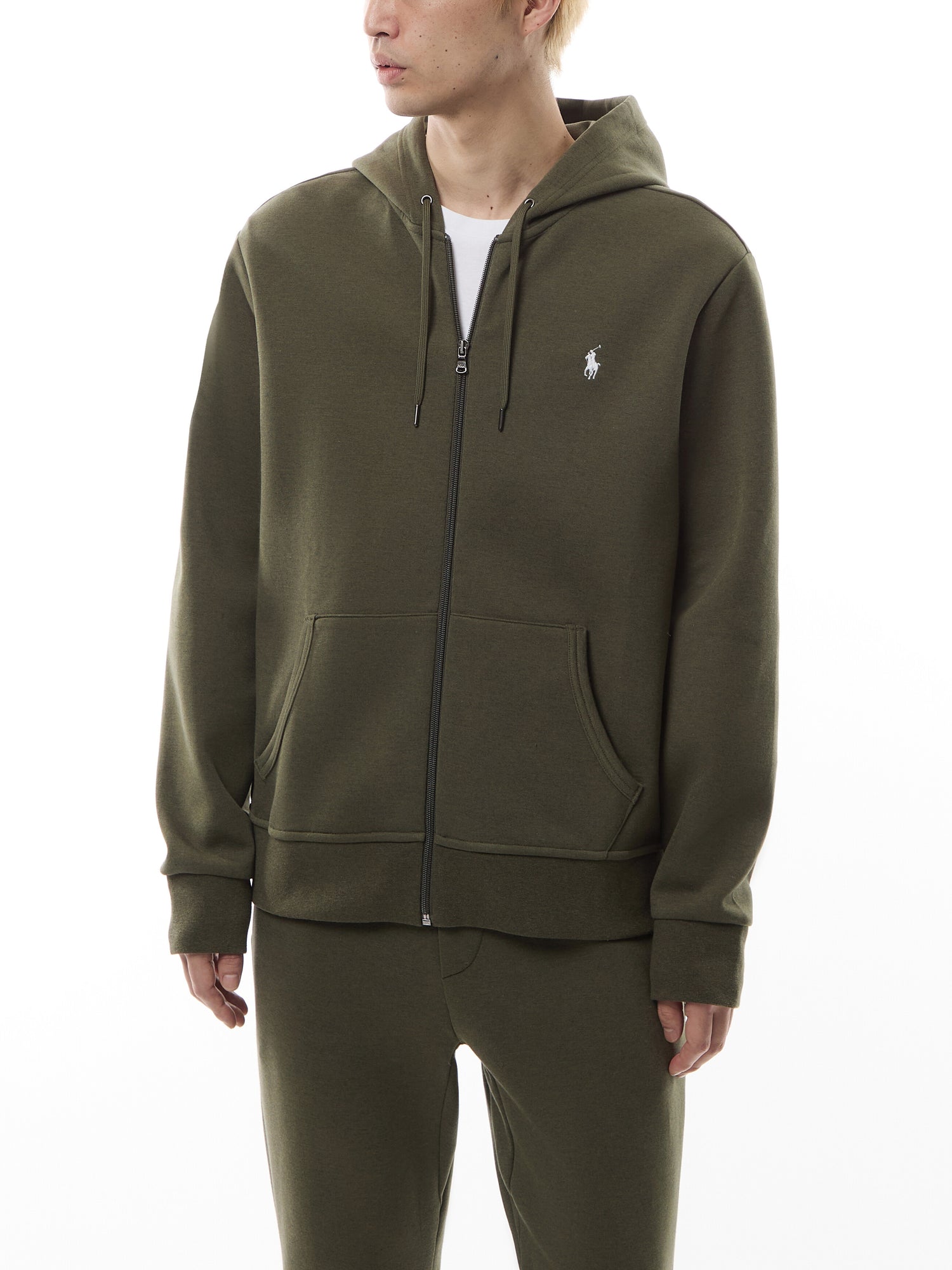 Double Knit Zip Through Hoodie