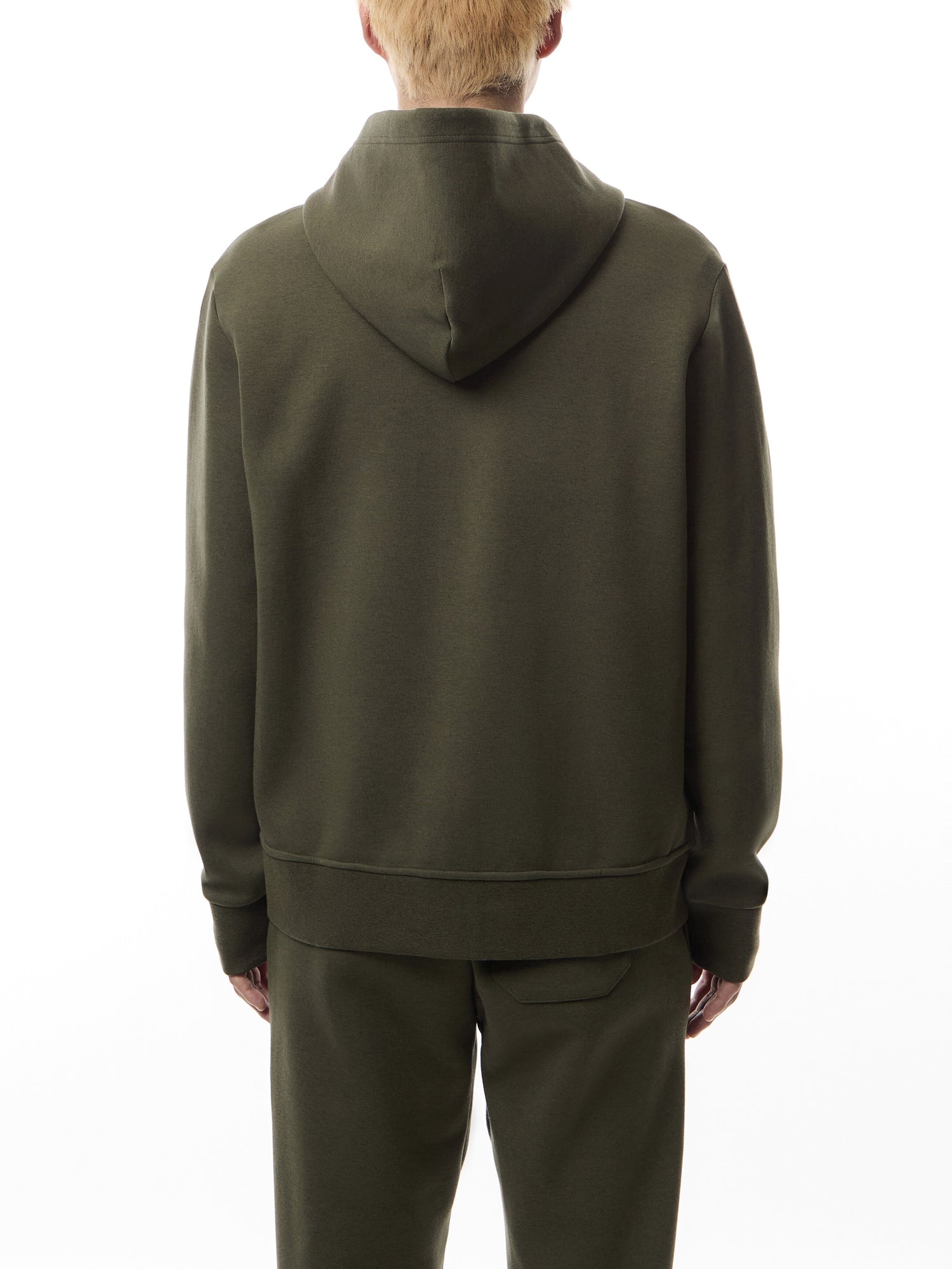 Double Knit Zip Through Hoodie