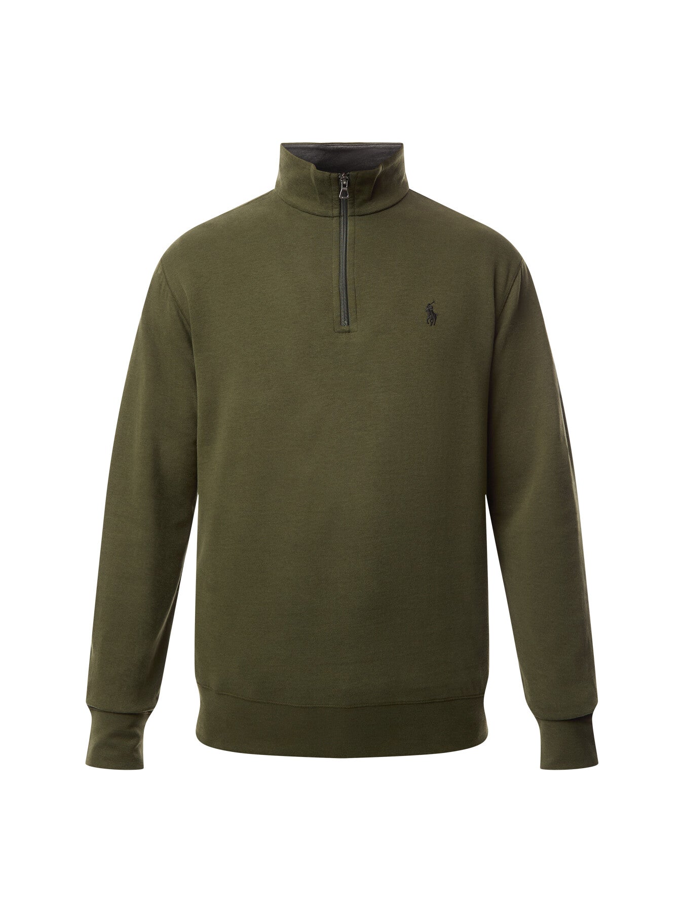 Double Knit Quarter Zip Sweatshirt