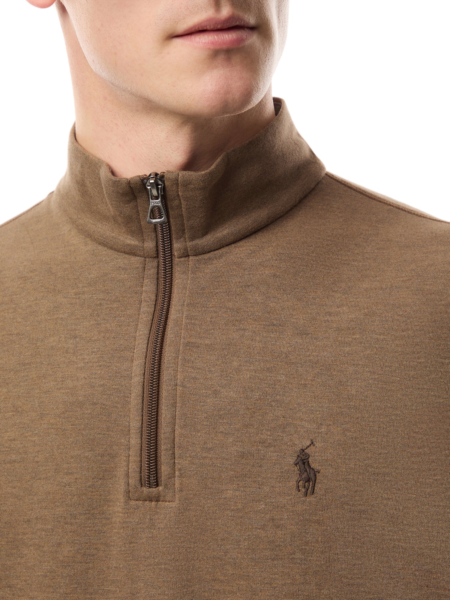 Double Knit Quarter Zip Sweatshirt