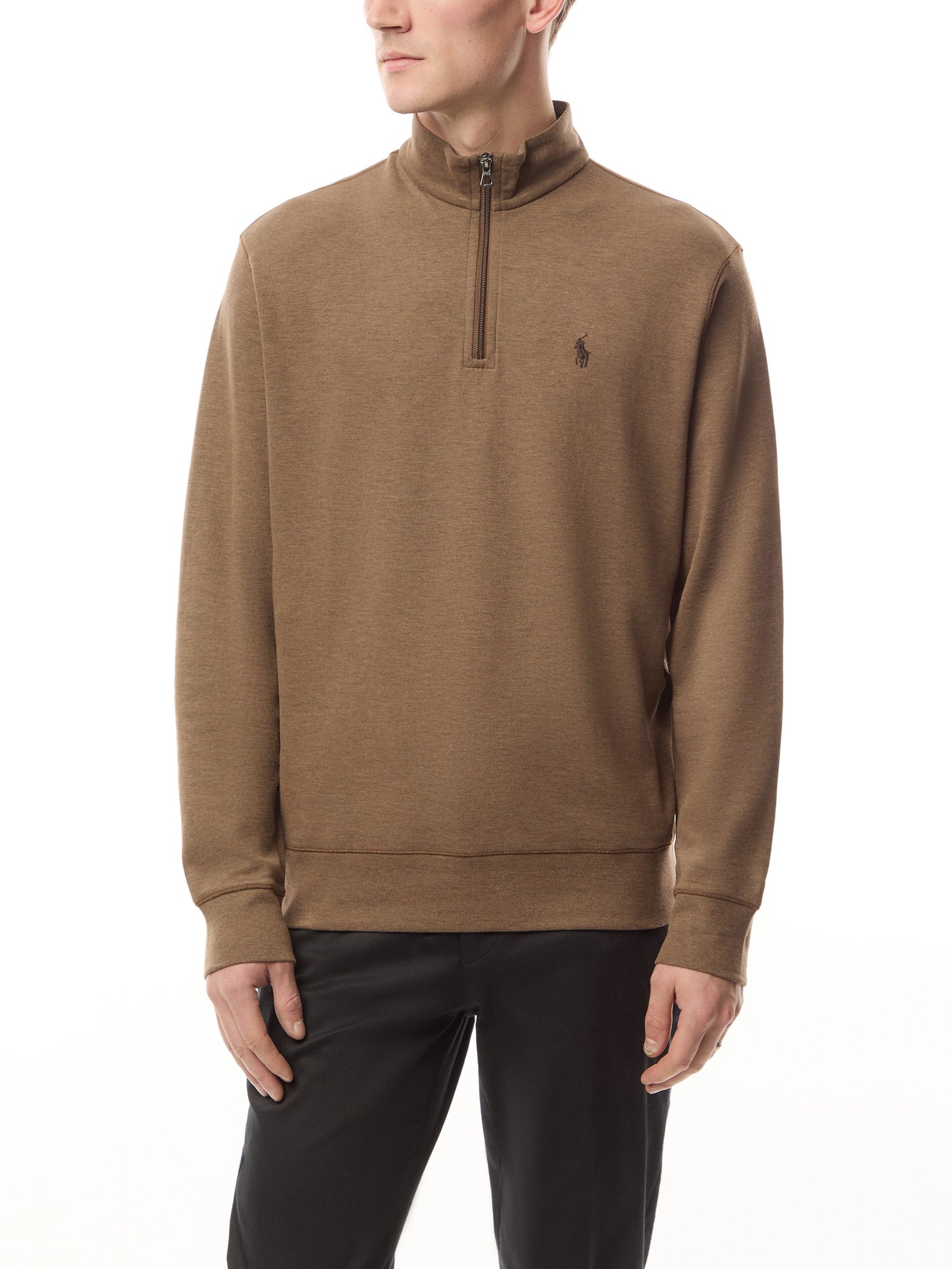 Double Knit Quarter Zip Sweatshirt