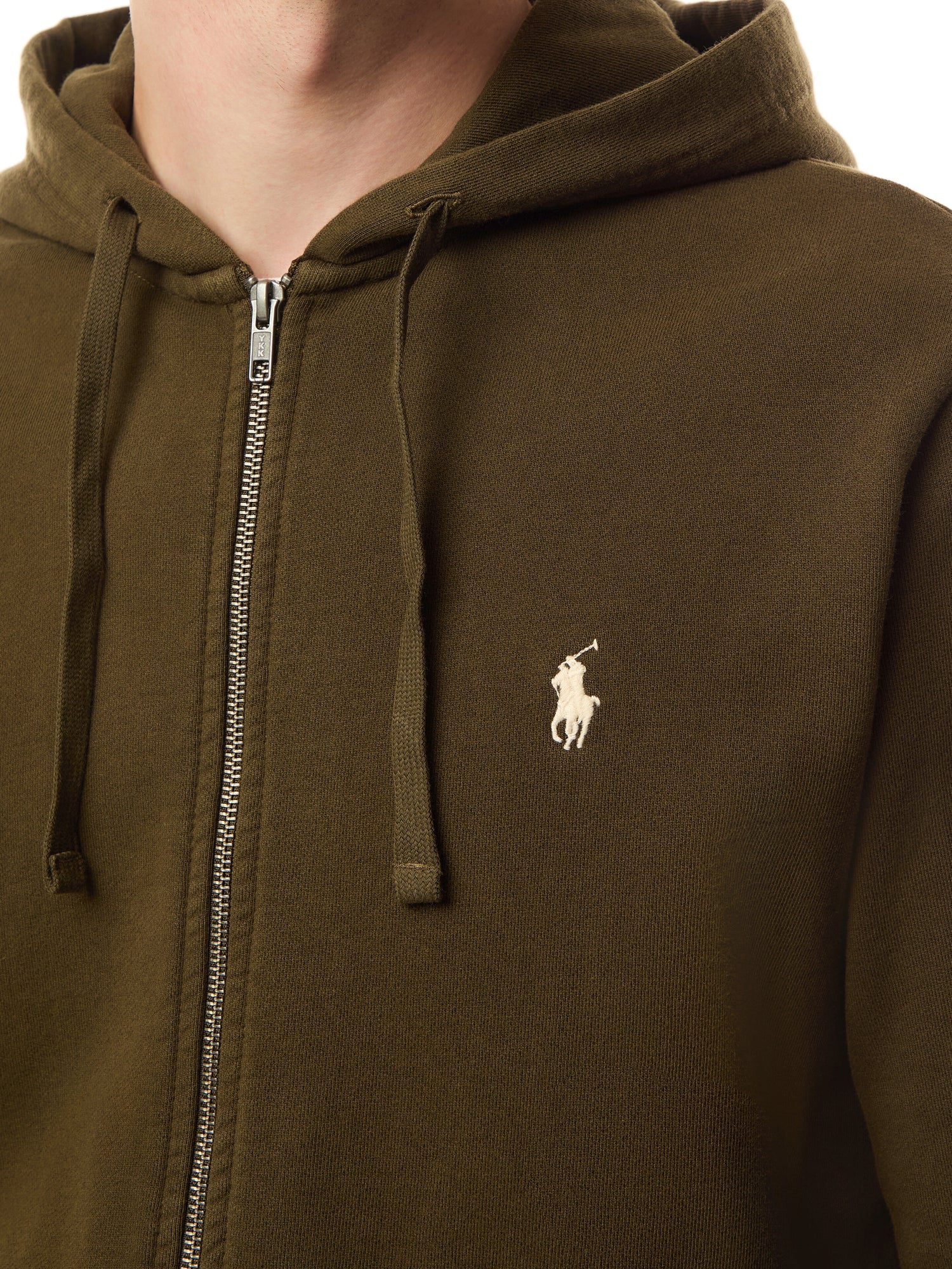 Loopback Fleece Zip Through Hoodie