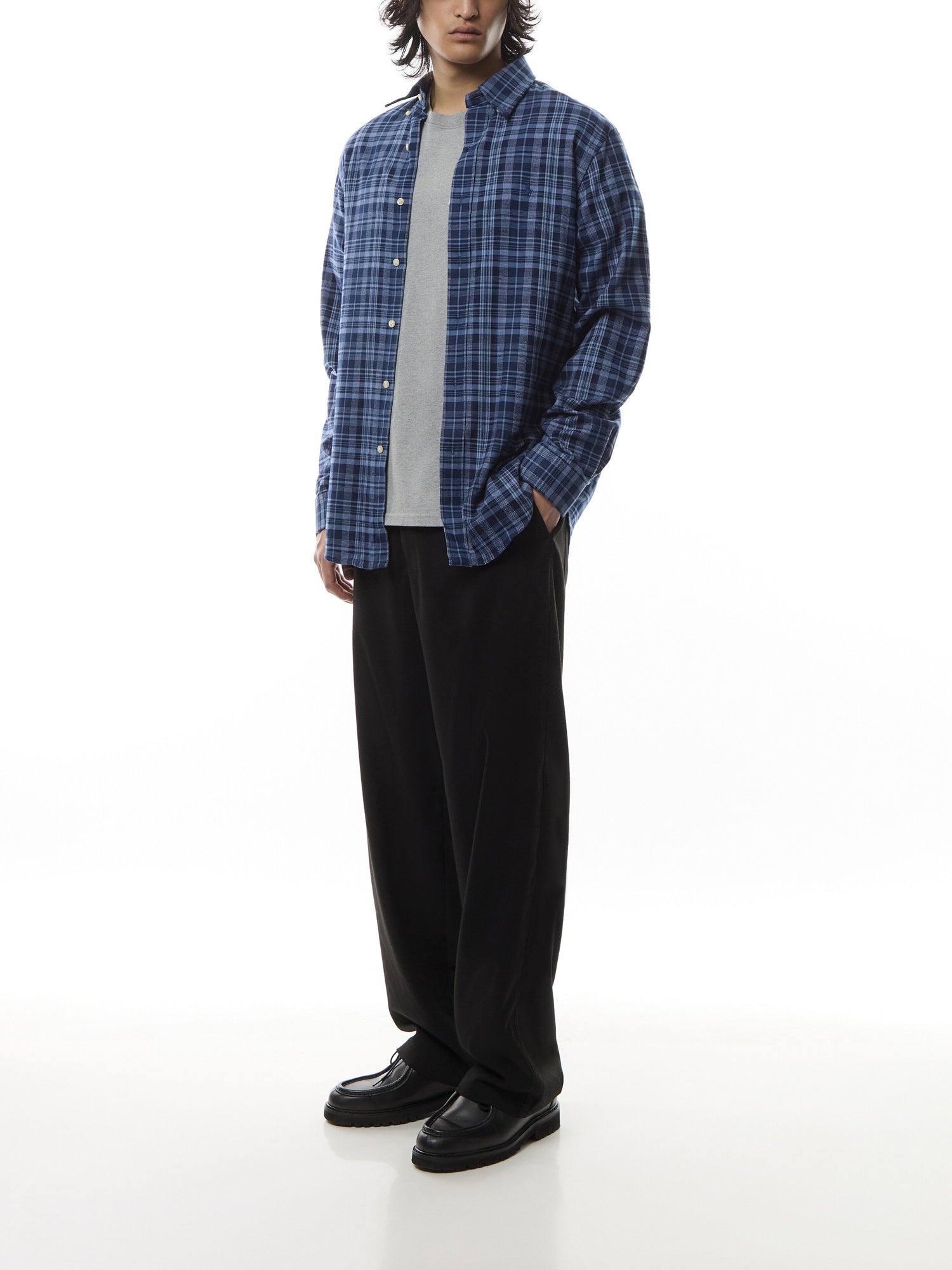 Custom Fit Plaid Performance Twill Shirt