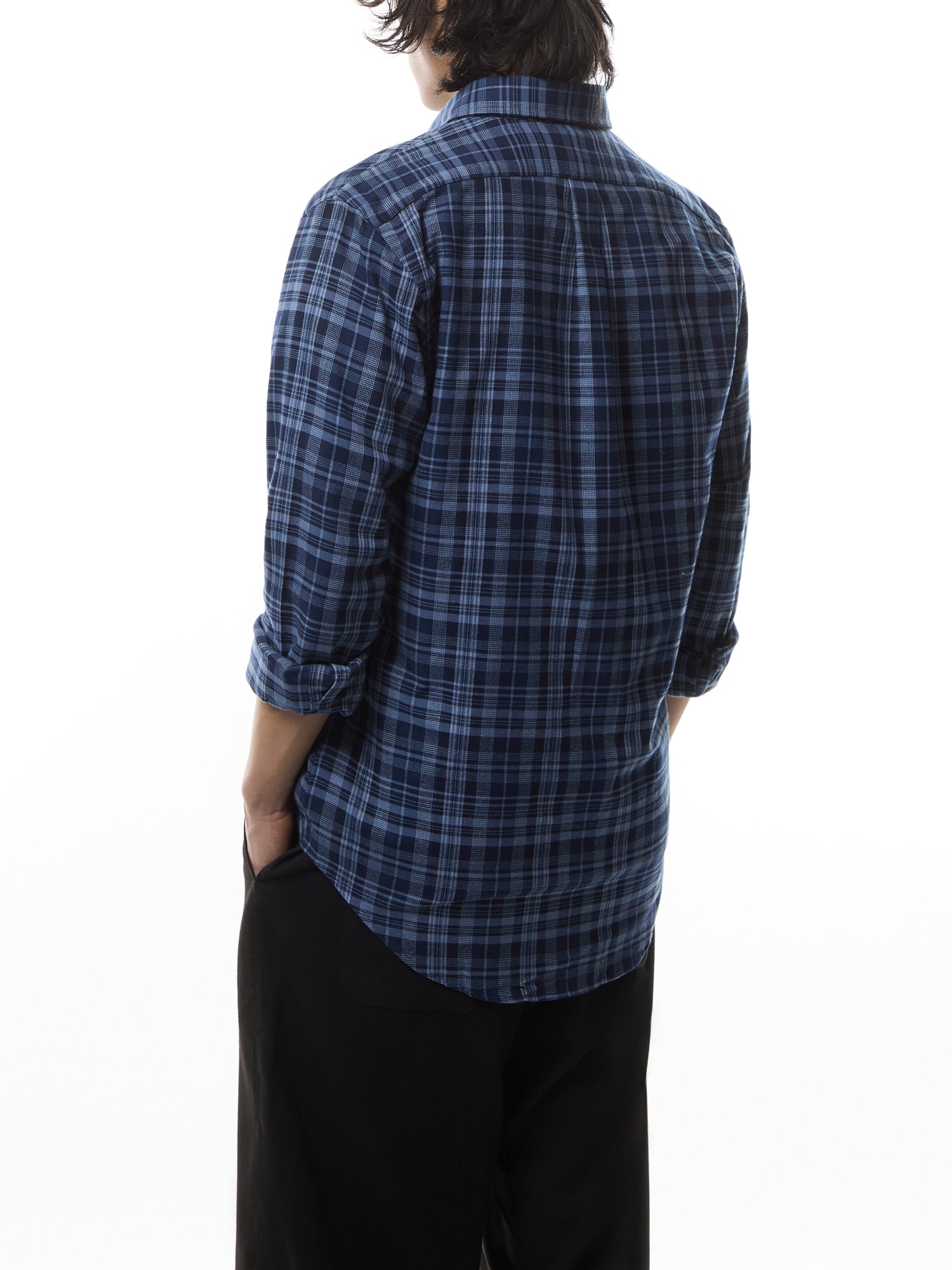 Custom Fit Plaid Performance Twill Shirt