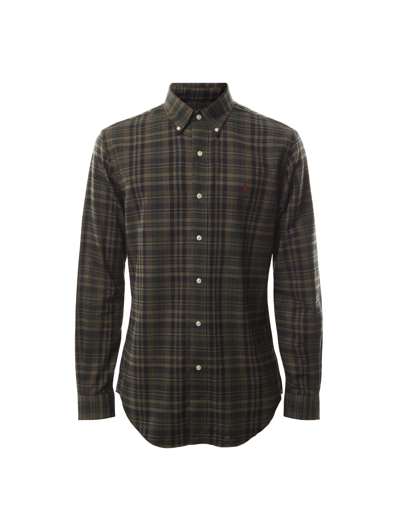 Custom Fit Plaid Performance Twill Shirt