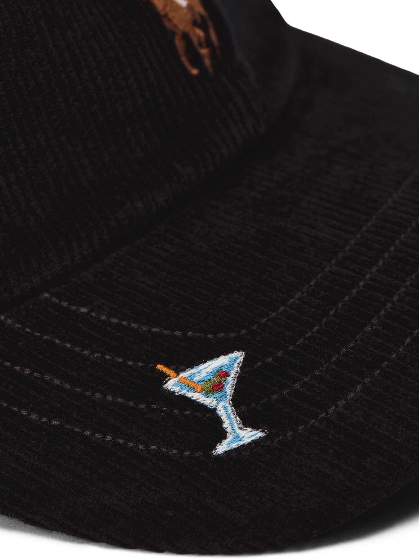 Embroidered Corduroy Ball Cap