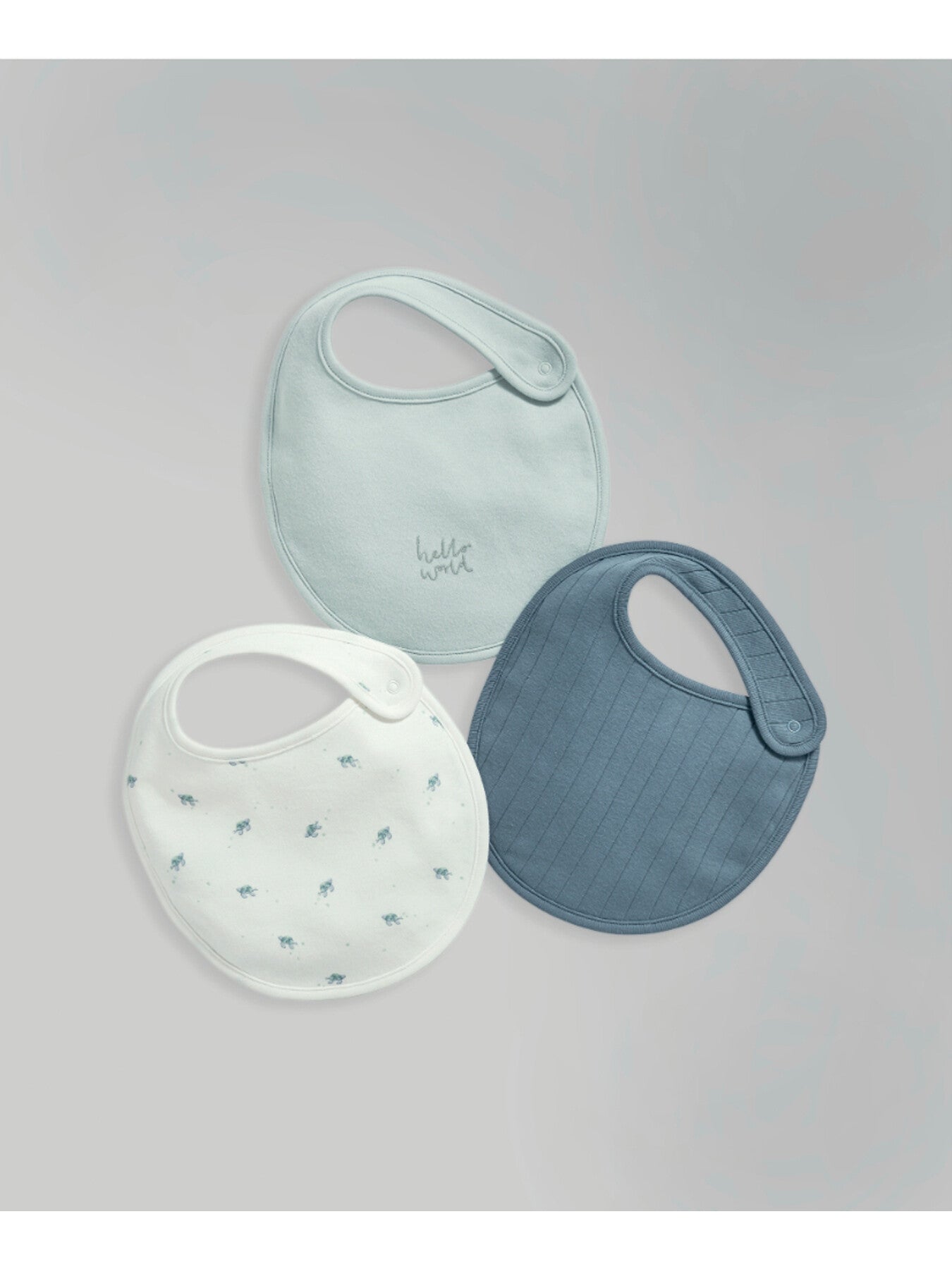 Turtle Bib Set 3 Pack