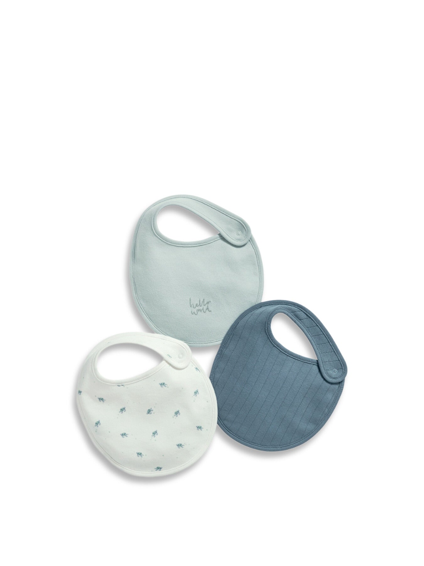 Turtle Bib Set 3 Pack