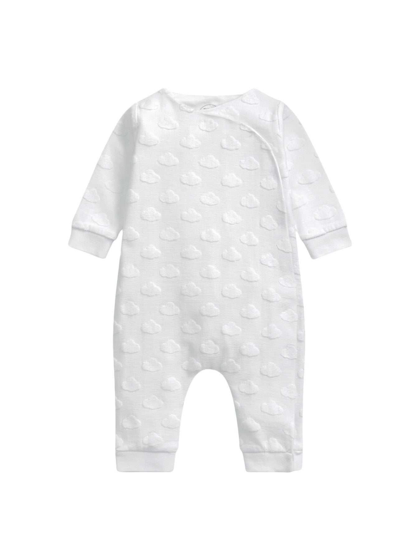 Cloud Jacquard Wrap Romper