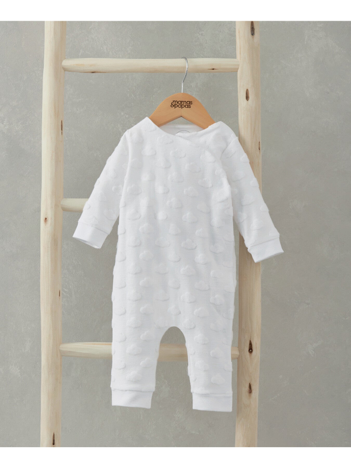 Cloud Jacquard Wrap Romper