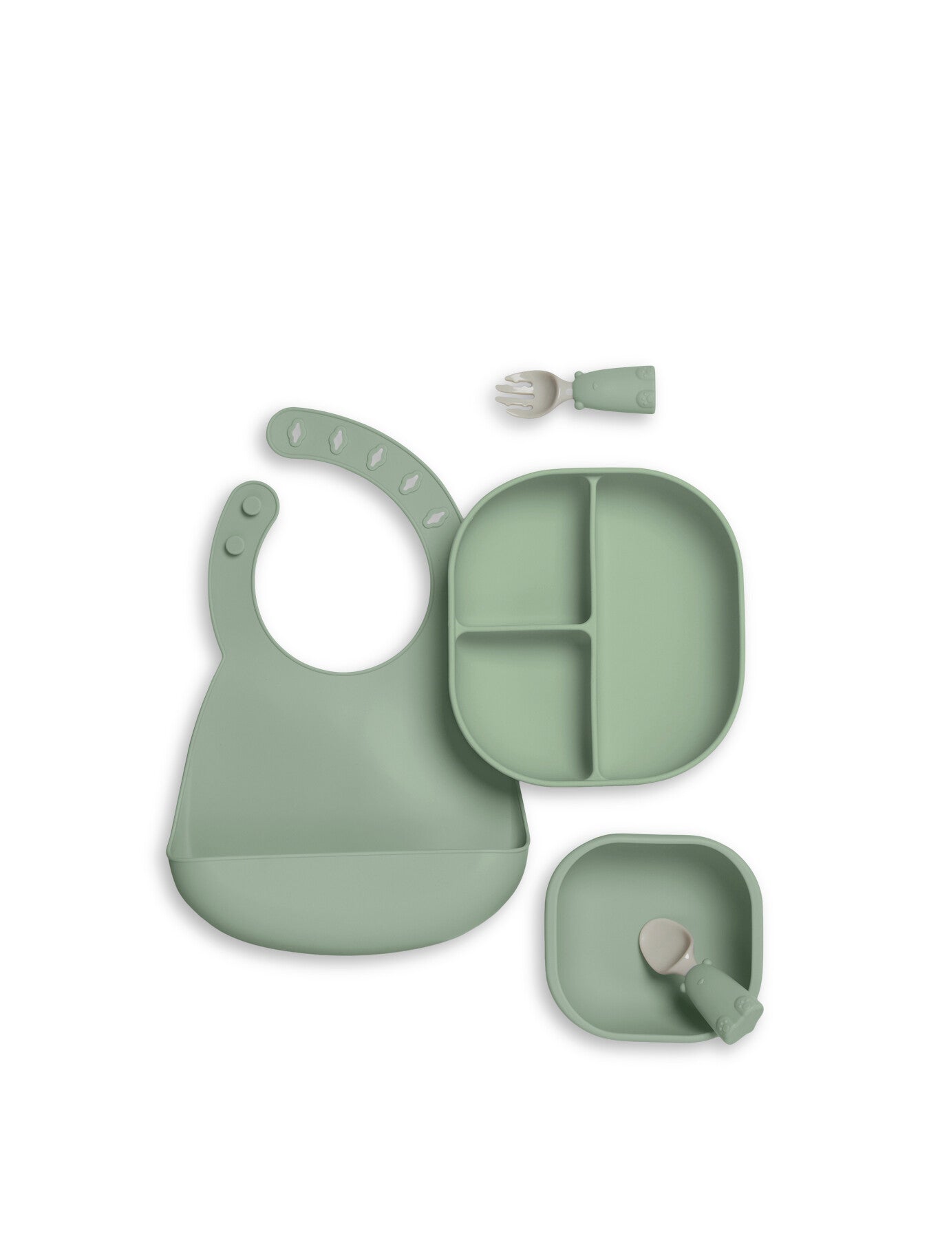 First Mealtime Silicone Set Kiwi