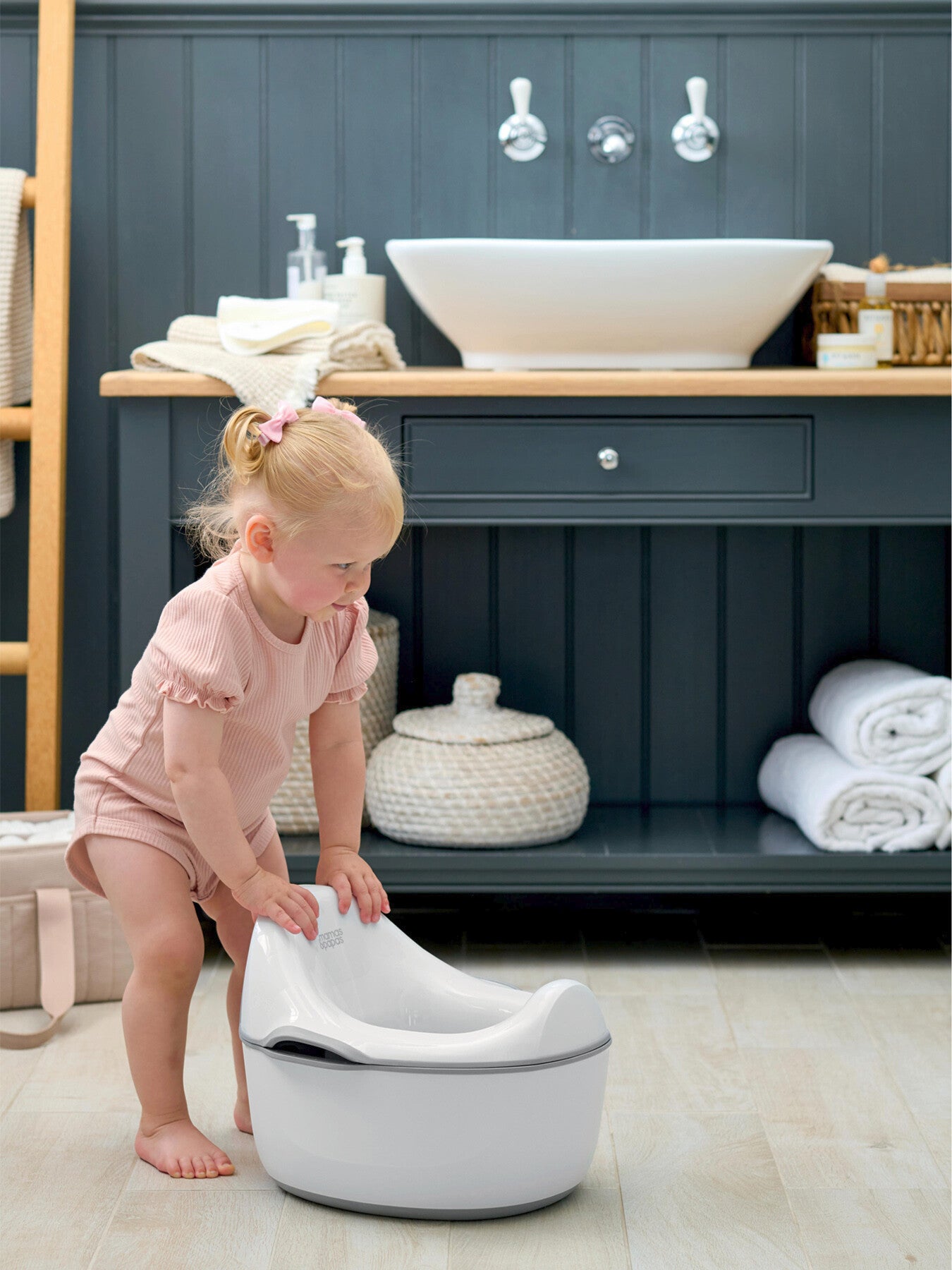 4 in 1 Grow & Learn Potty Pebble Grey
