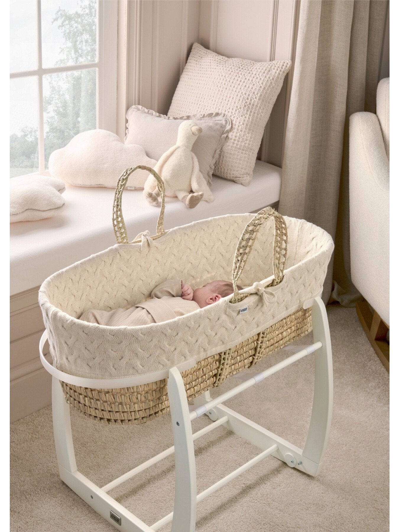 Welcome to the World Duckling Moses Basket