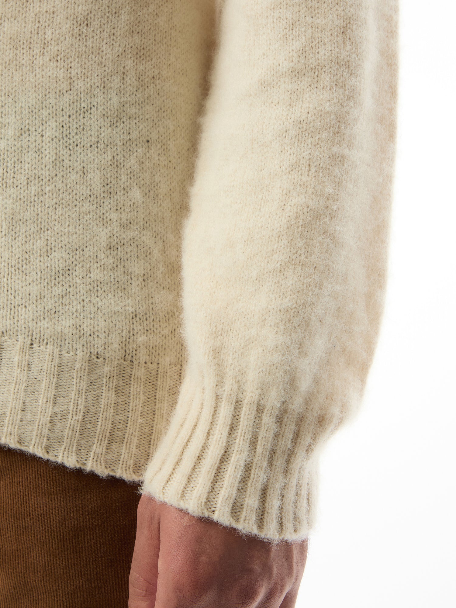 Brushed Shetland Crew Neck Jumper