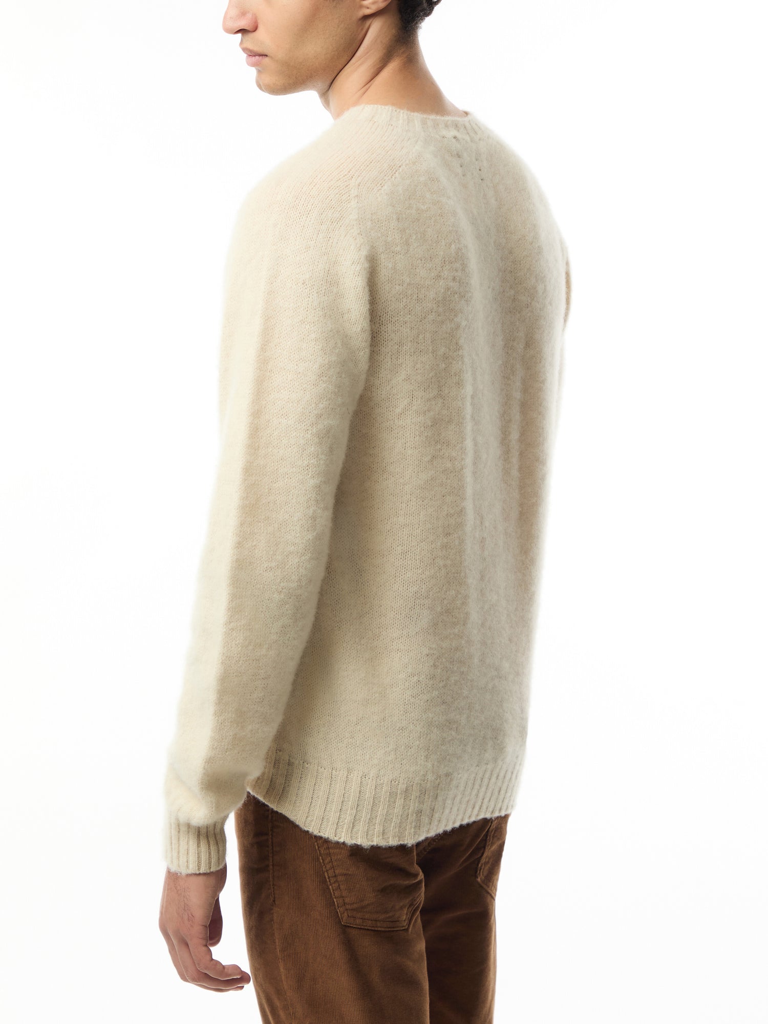 Brushed Shetland Crew Neck Jumper