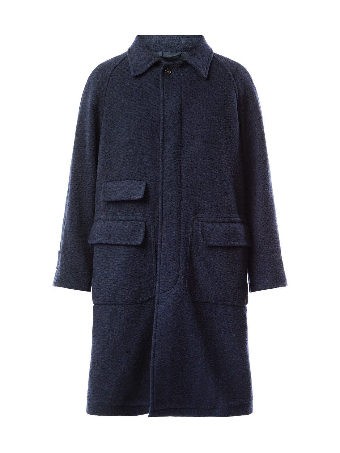 Raglan Wool Coat