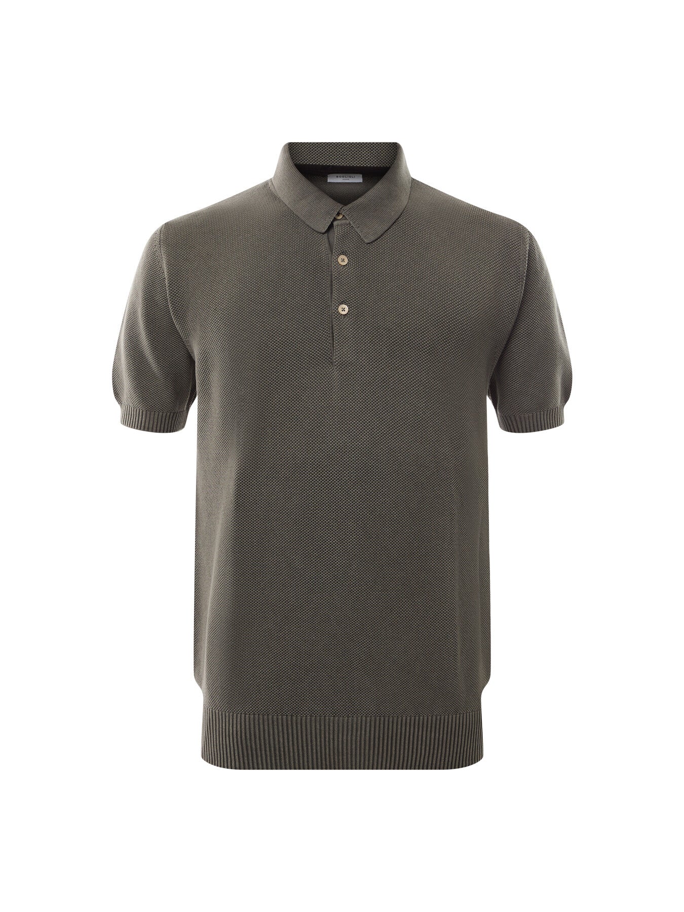 Texture Knitted Polo