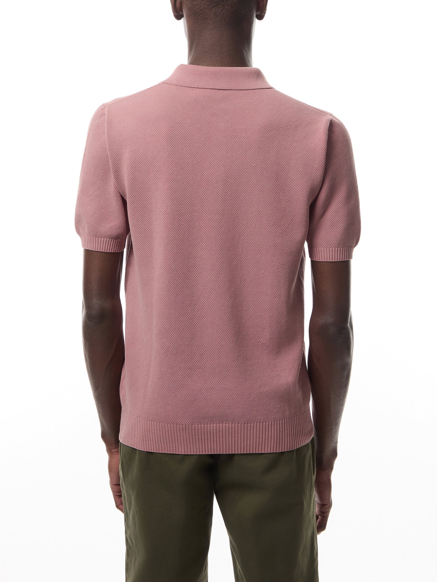 Texture Knitted Polo