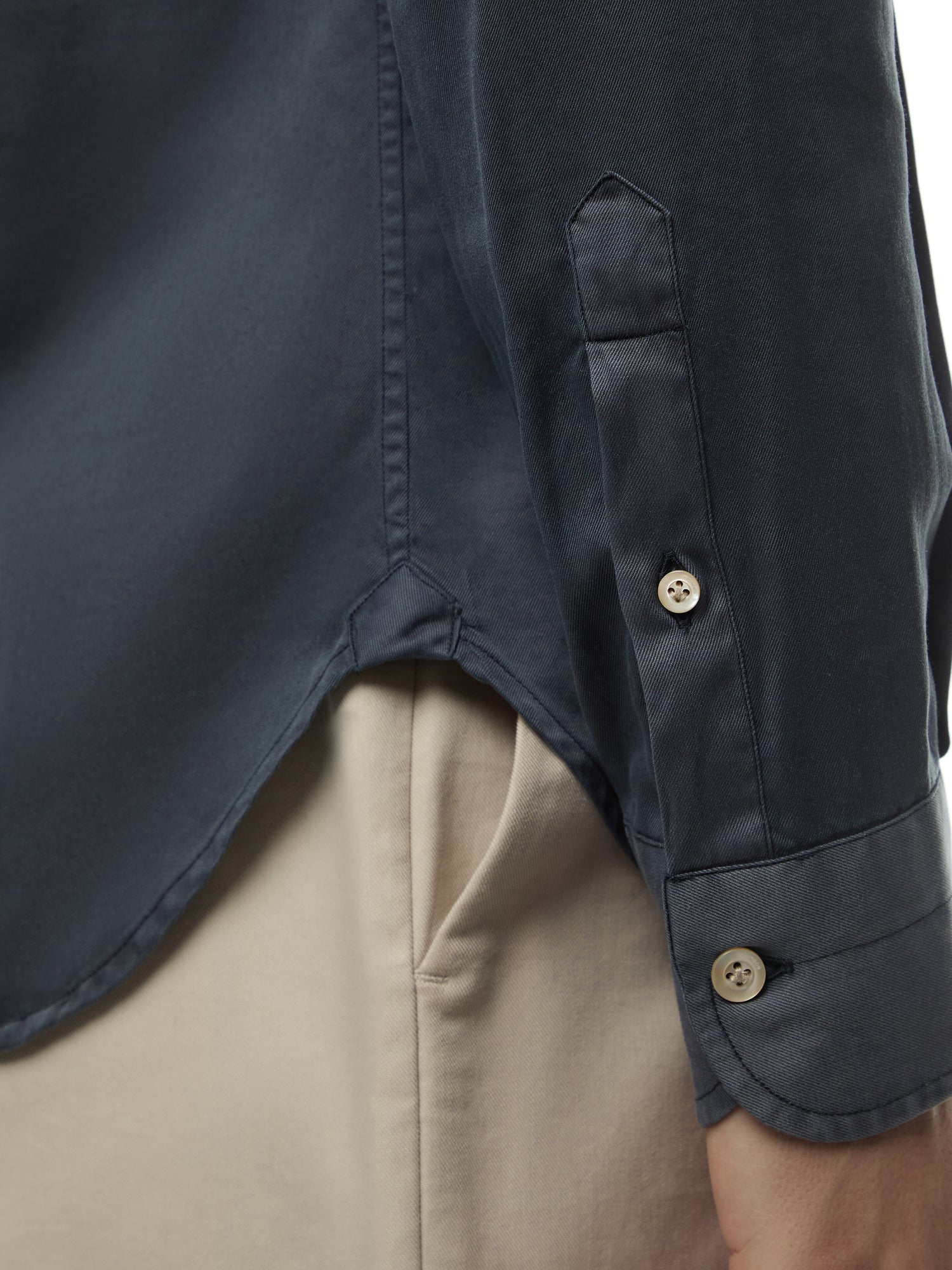 Jersey Cut Away Collar Shirt