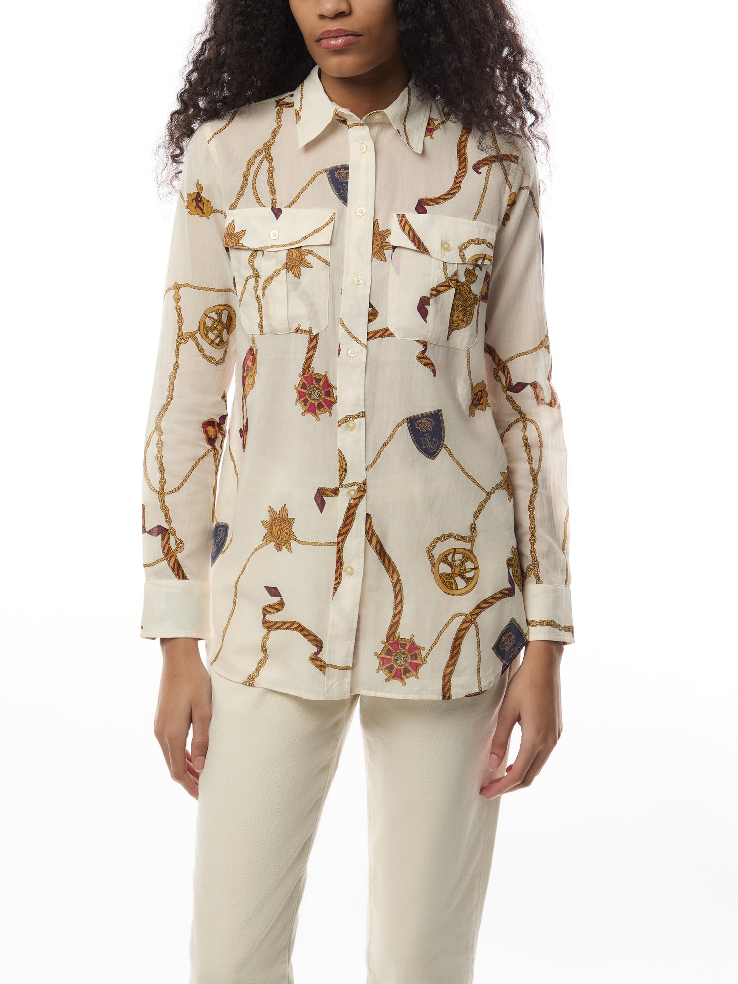 Courtenay Long Sleeve Button Front Shirt
